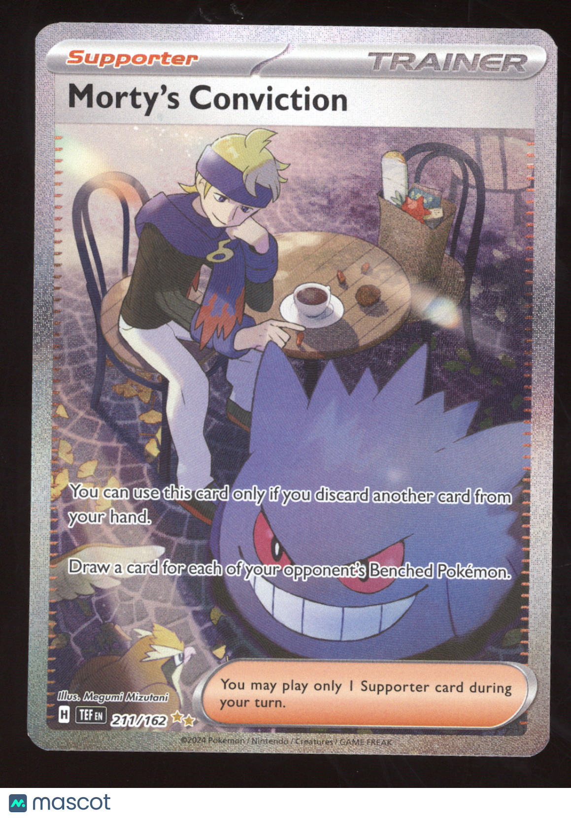 2024 Temporal Forces Morty's Conviction Secret Rare #211/162
