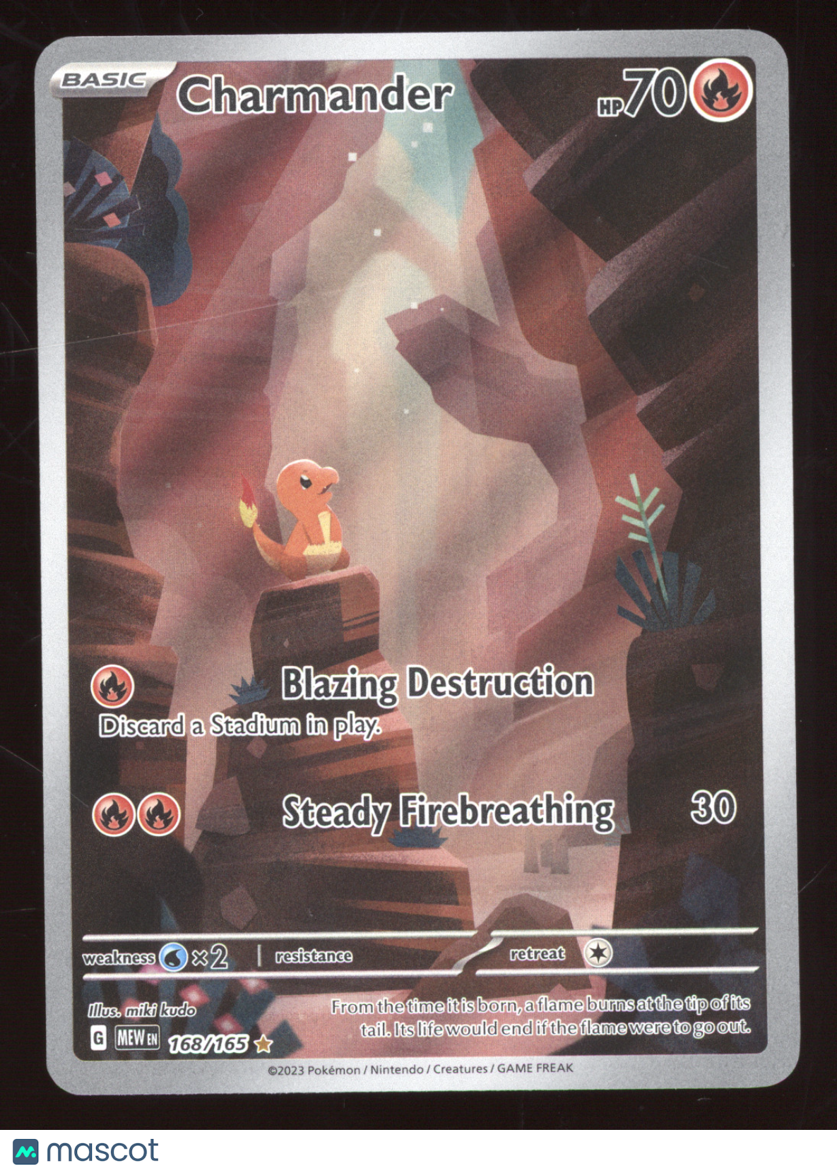 2023 Scarlet & Violet 151 Charmander Secret Rare #168/165