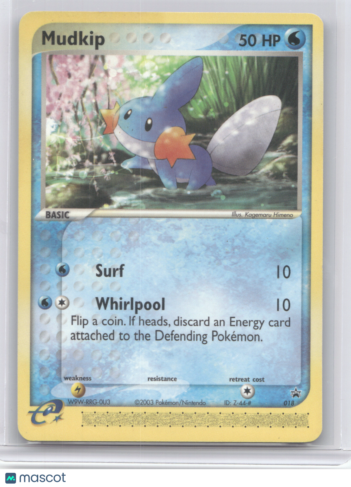 2003 Nintendo Mudkip Black Star Promo #018