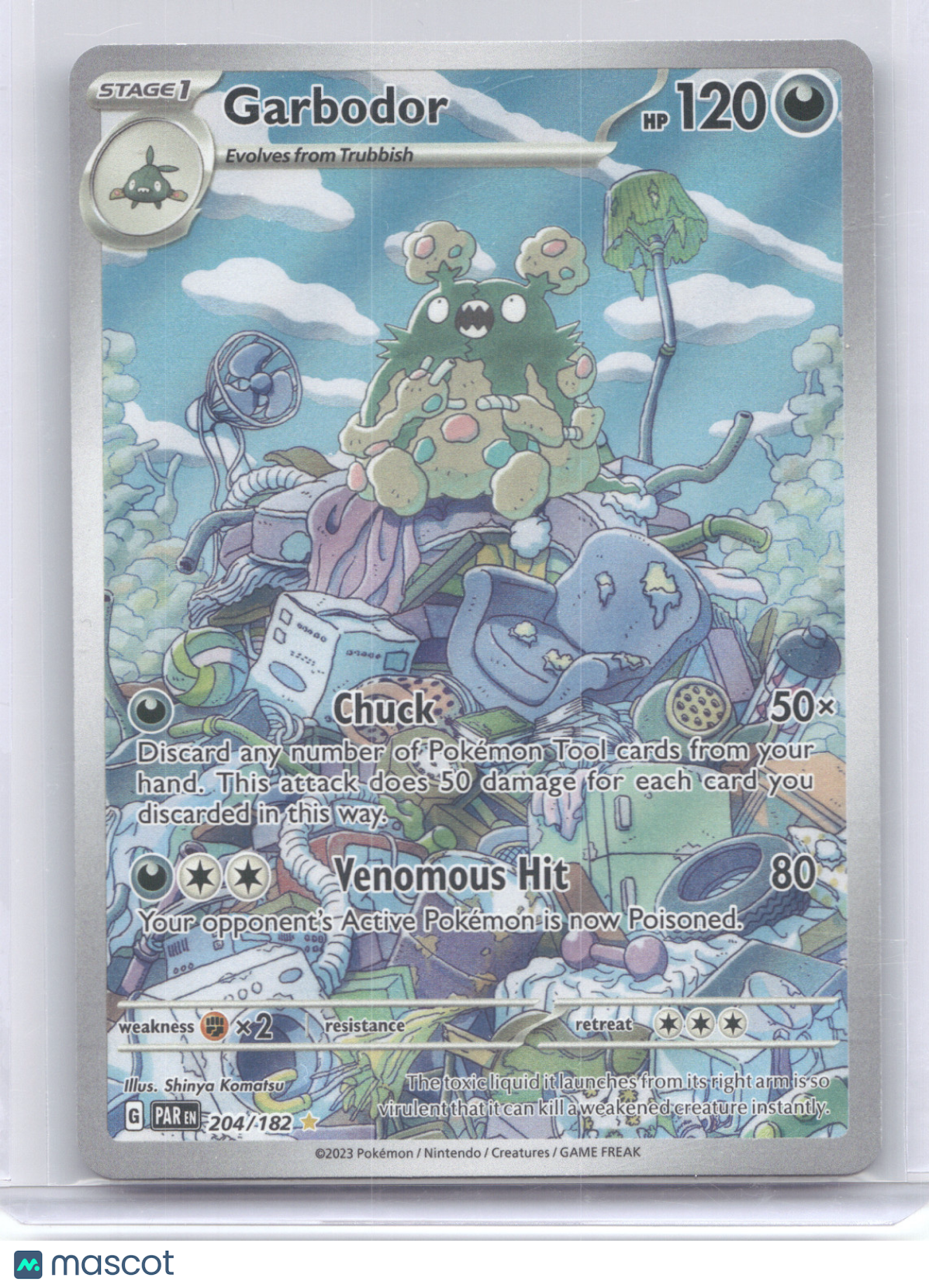 2023 Paradox Rift Garbodor Secret Rare #204/182