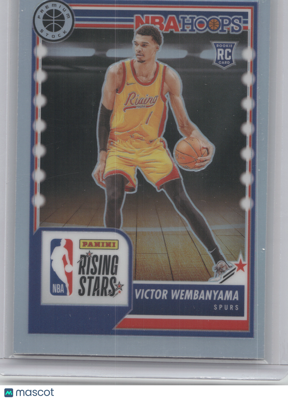 2023 Panini NBA Hoops Premium Stock Rising Stars Victor Wembanyama #282 Silver