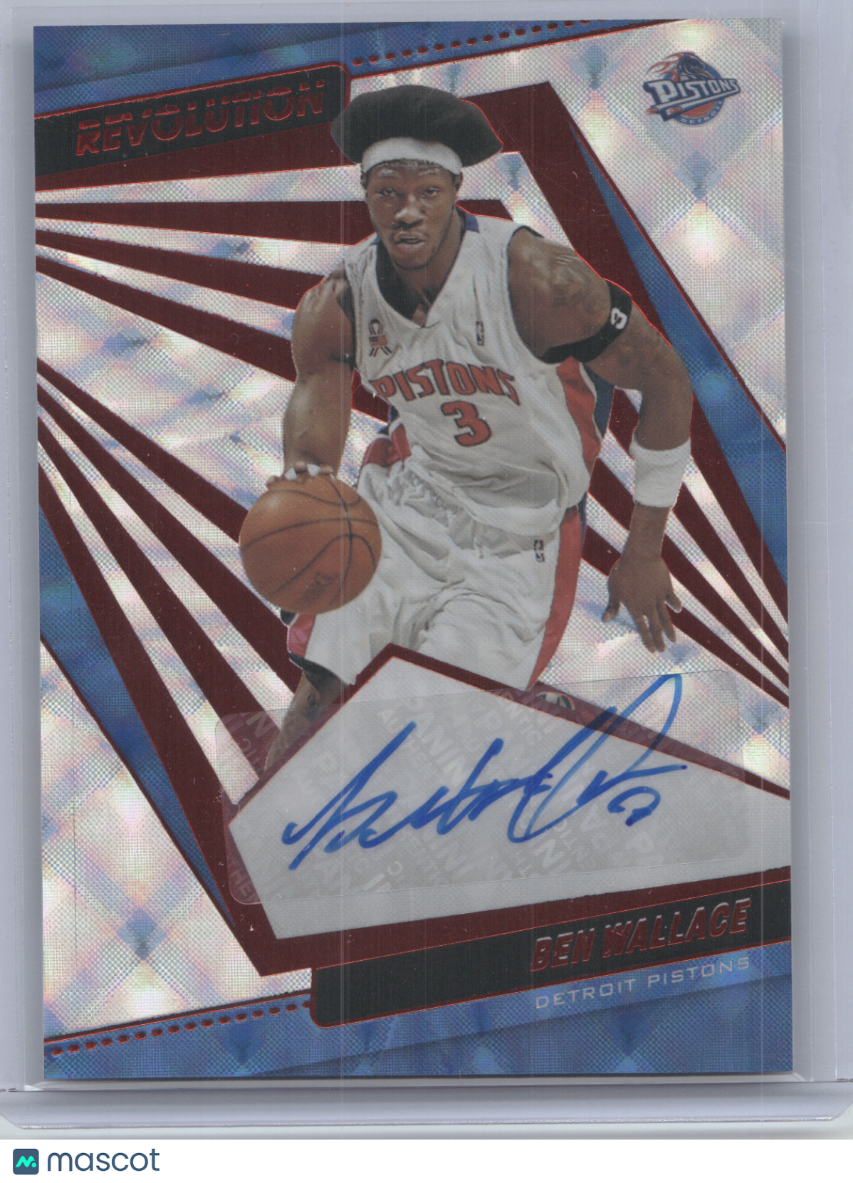 2021 Panini Revolution Basketball Ben Wallace #AG-BWL Asia