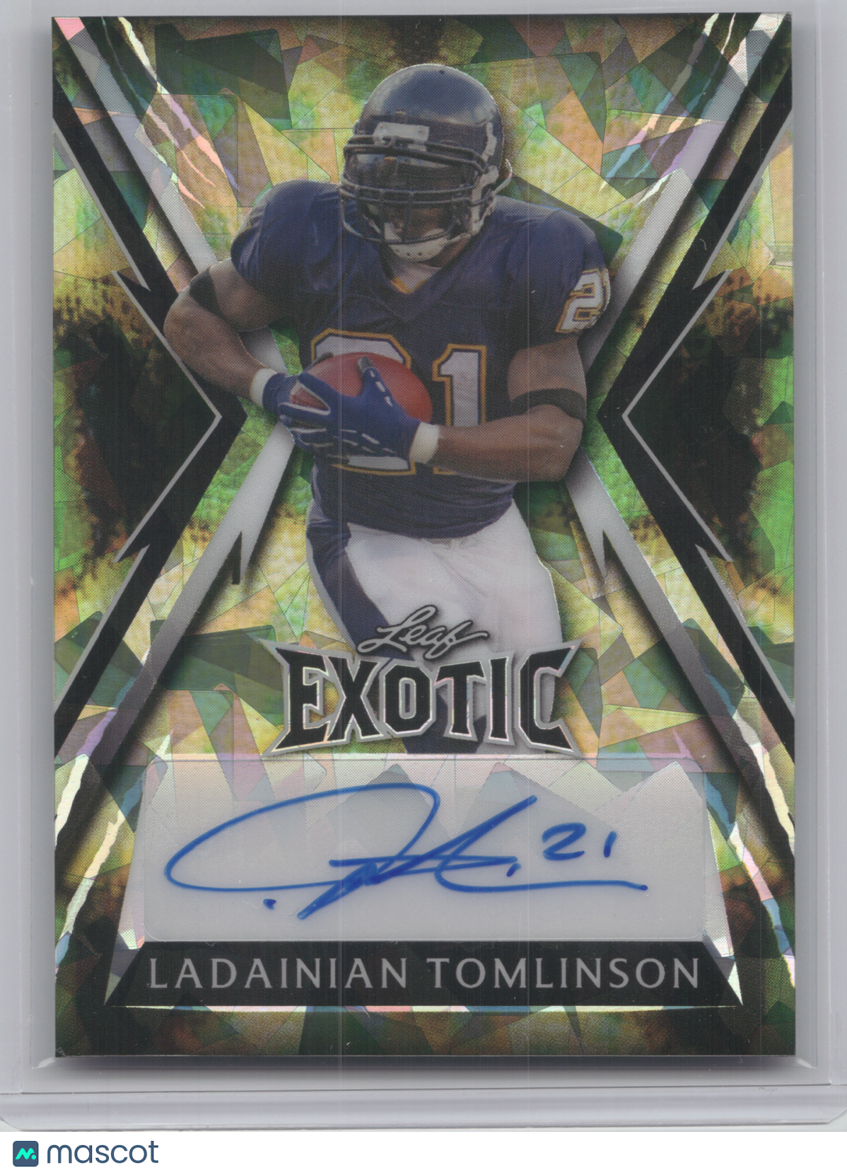2023 Leaf Exotic LaDainian Tomlinson #BA-LT2 Green 3/7