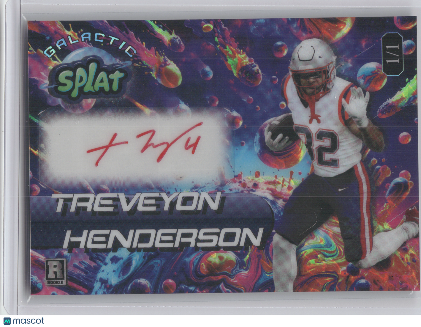2025 Wild Card Galactic Splat Autograph TreVeyon Henderson #SGALb4-THA 1 of 1