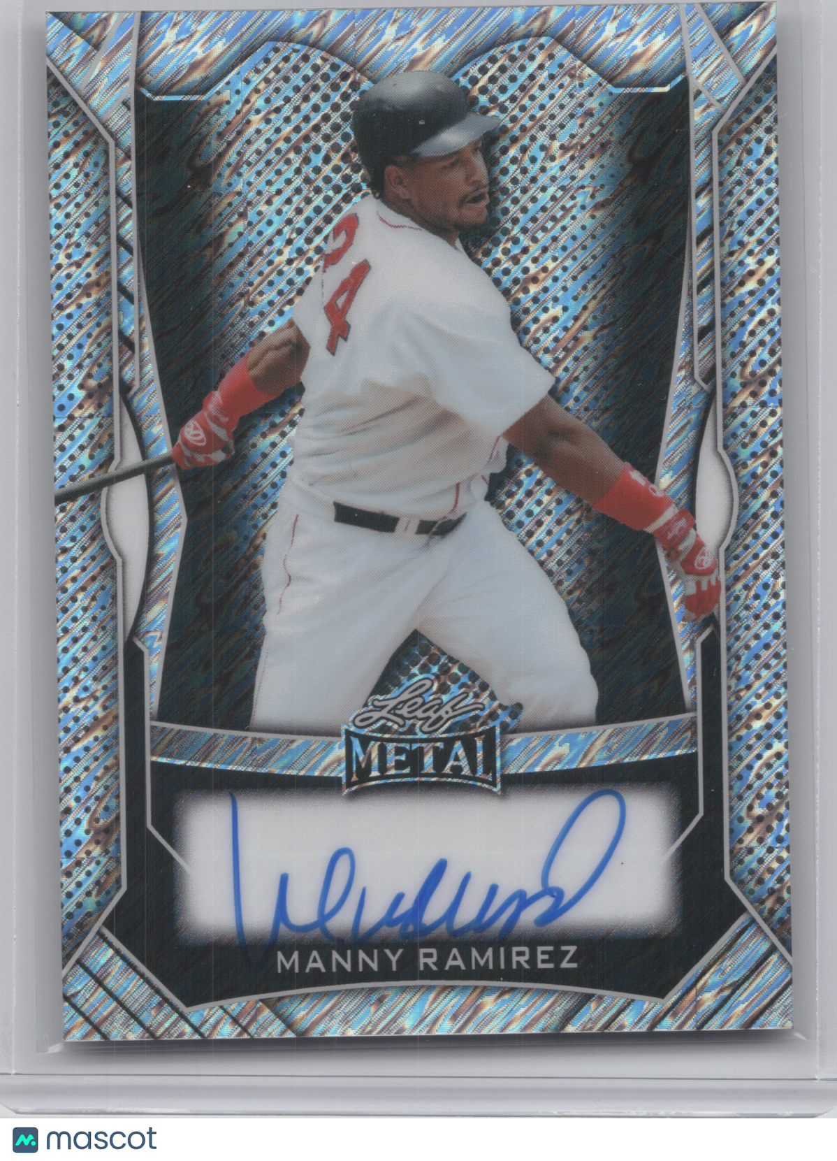 2025 Leaf Metal Manny Ramirez #MA-MR1 Blue Wave 7/9