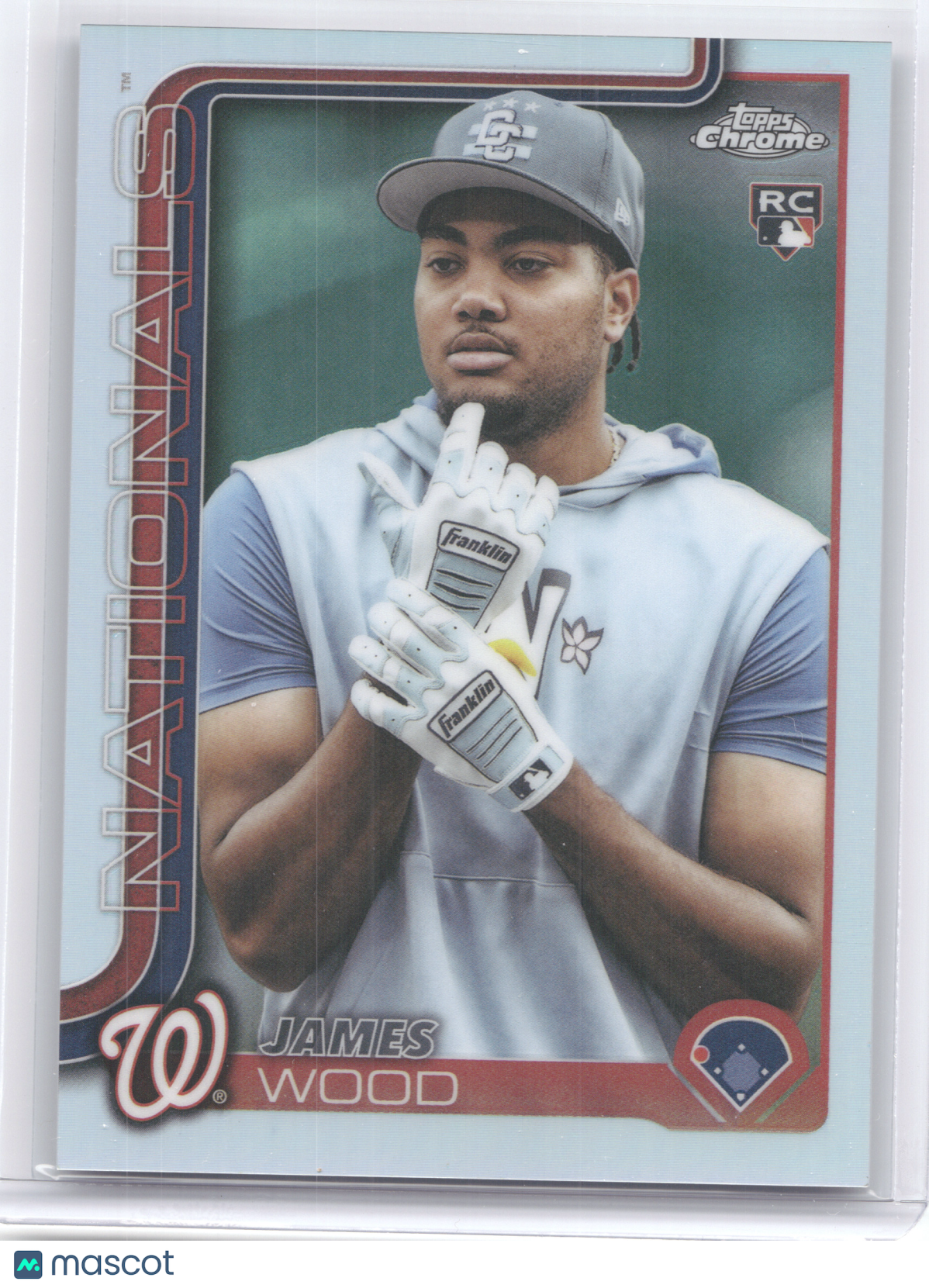 2025 Topps Chrome Update James Wood #USC95 Image Variation RC