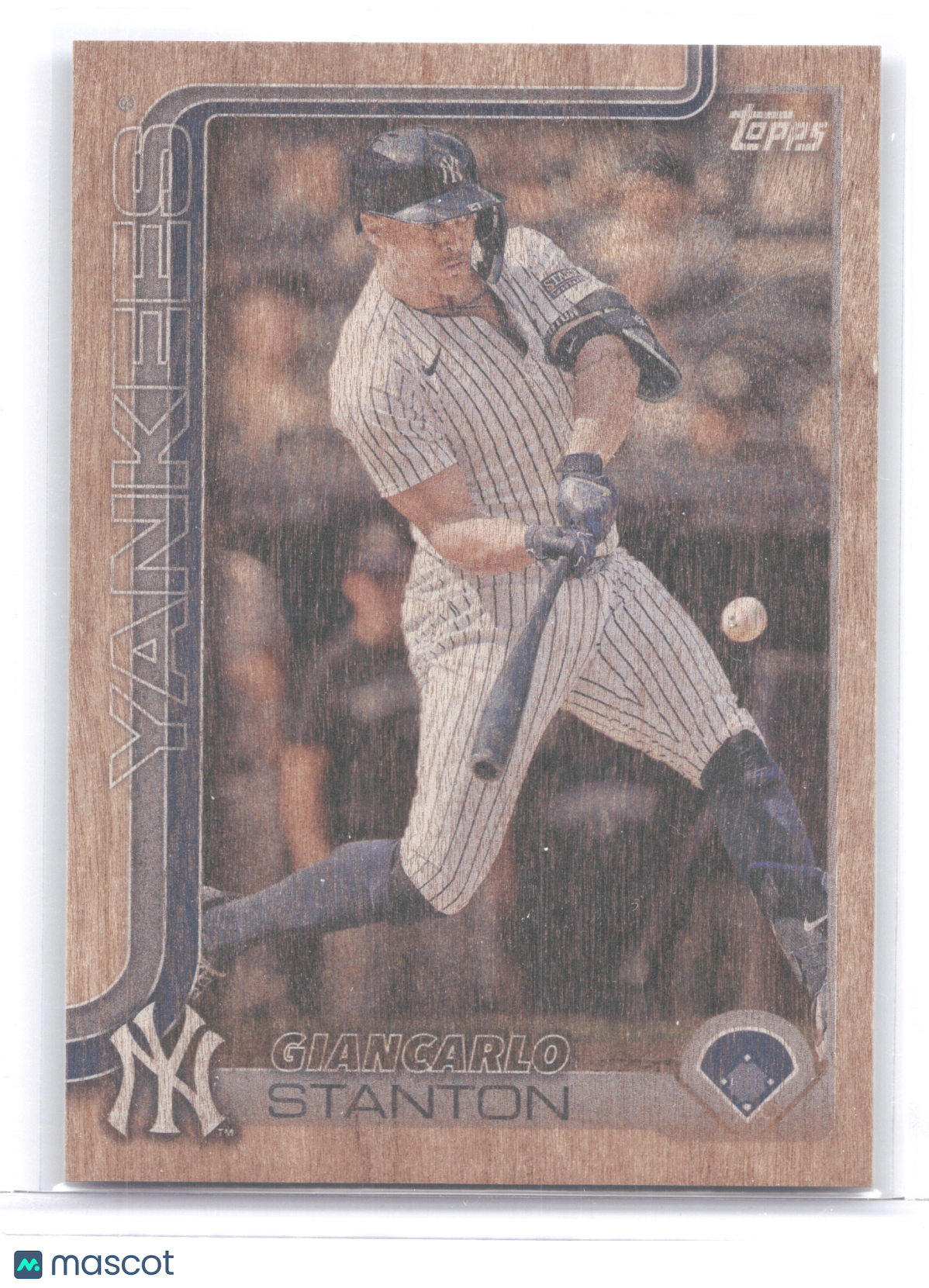 2025 Topps Giancarlo Stanton #262 Wood 01/25