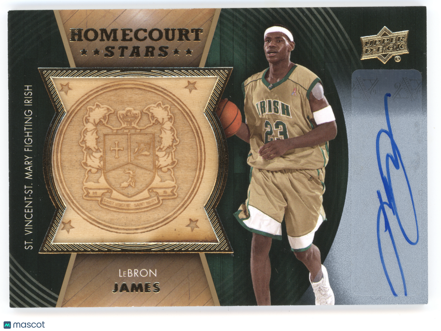 2014 Upper Deck Lettermen Homecourt Stars Autograph LeBron James #HS-JA