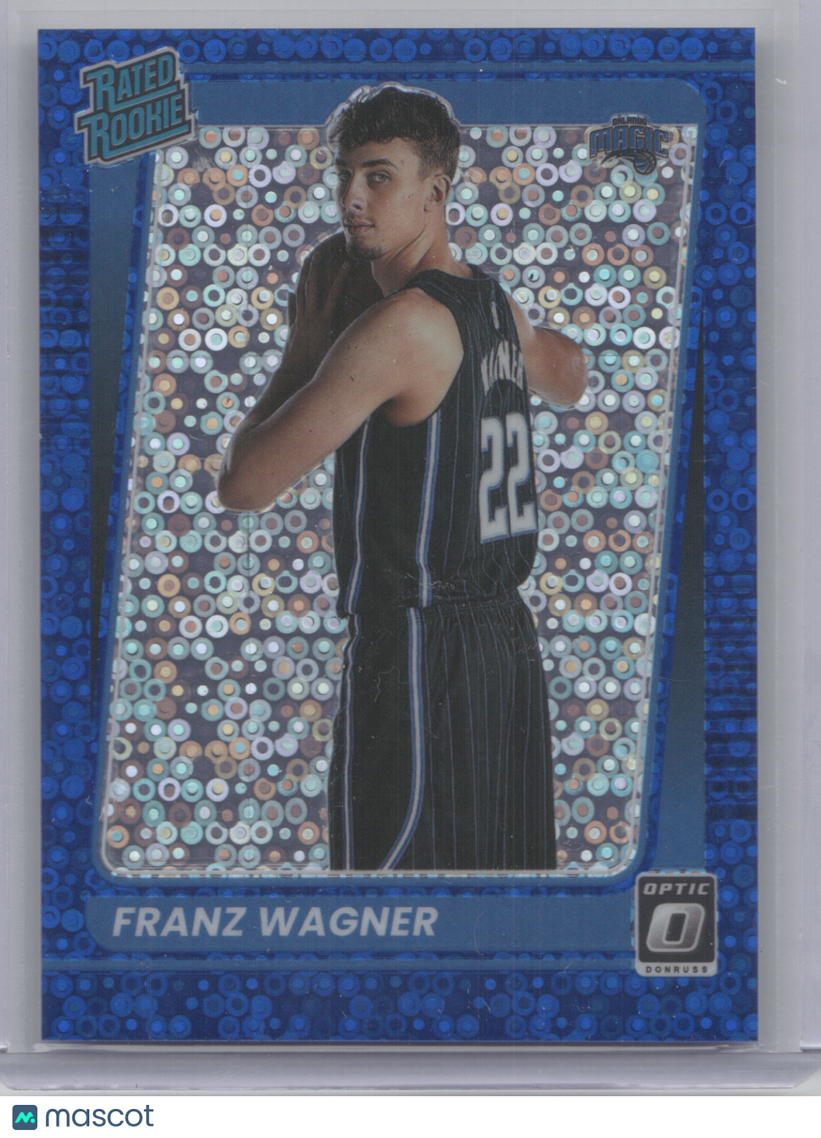 2021 Donruss Optic Rated Rookie Franz Wagner #185 Fast Break Blue 28/50