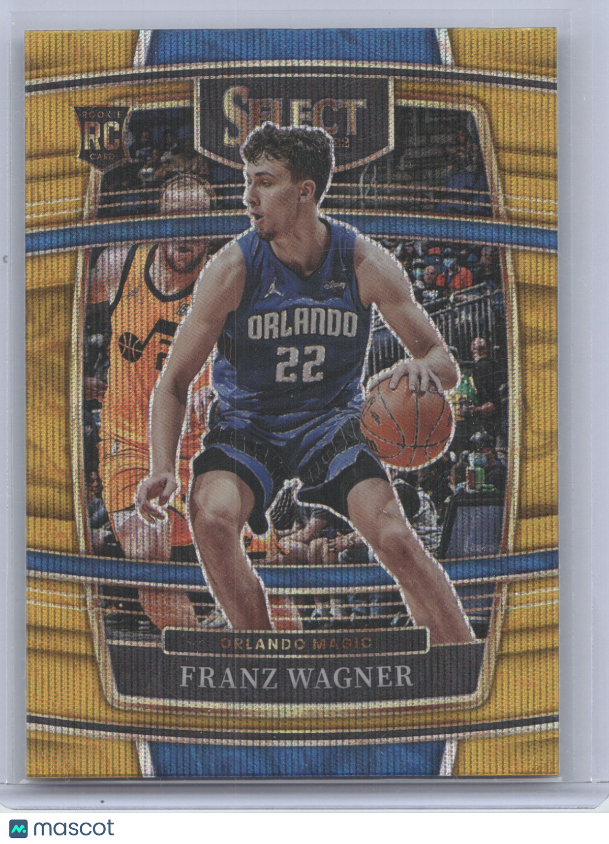 2021 Panini Select Franz Wagner #15 Gold Wave RC