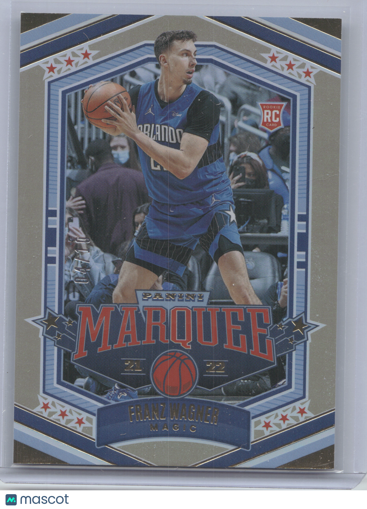 2021 Panini Chronicles Marquee Franz Wagner #351 Gold RC 04/10