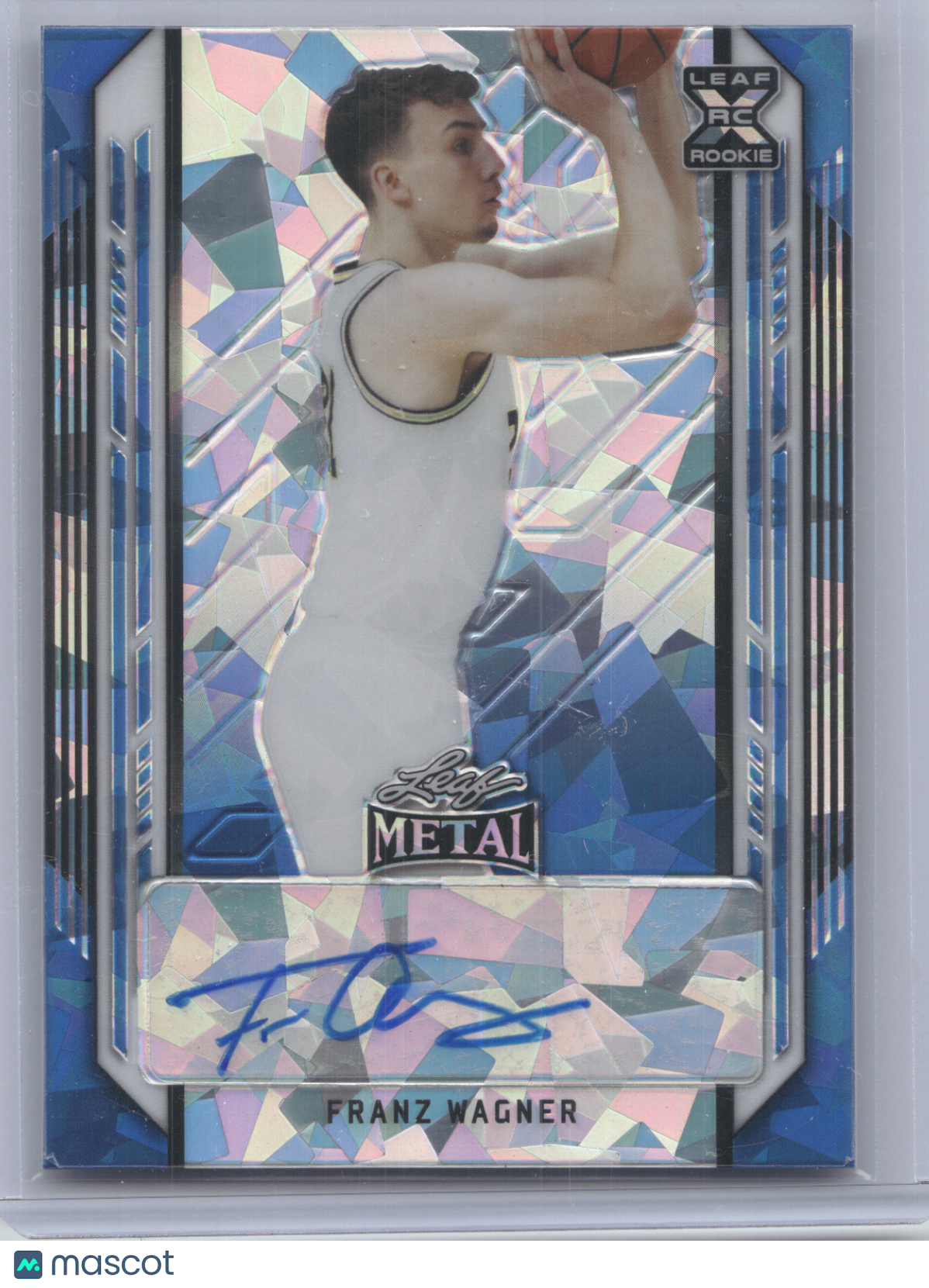 2021 Leaf Metal Franz Wagner #BA-FW1 Blue Crystal RC 5/25