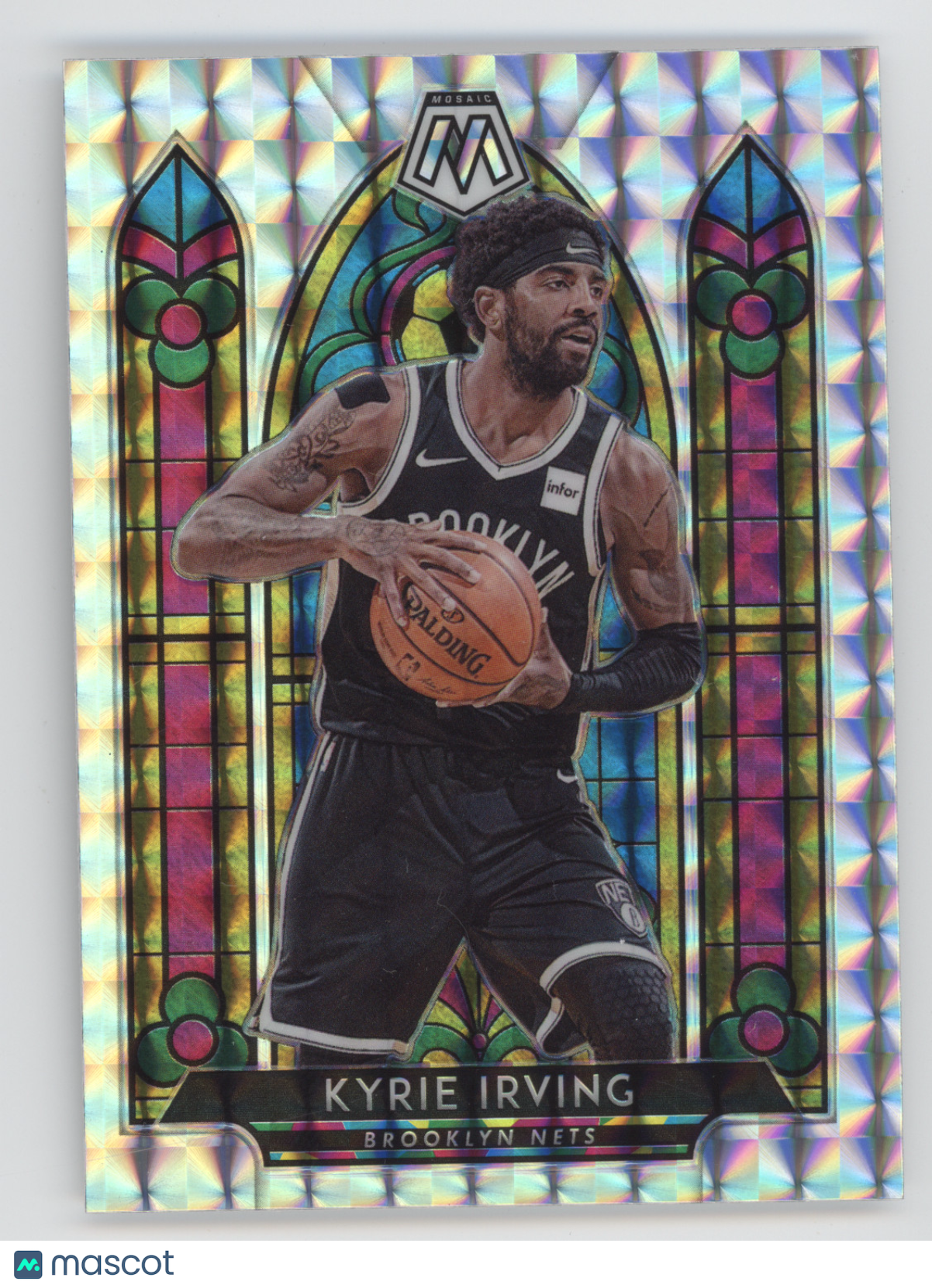 2019 Panini Prizm Mosaic Stained Glass Kyrie Irving #6