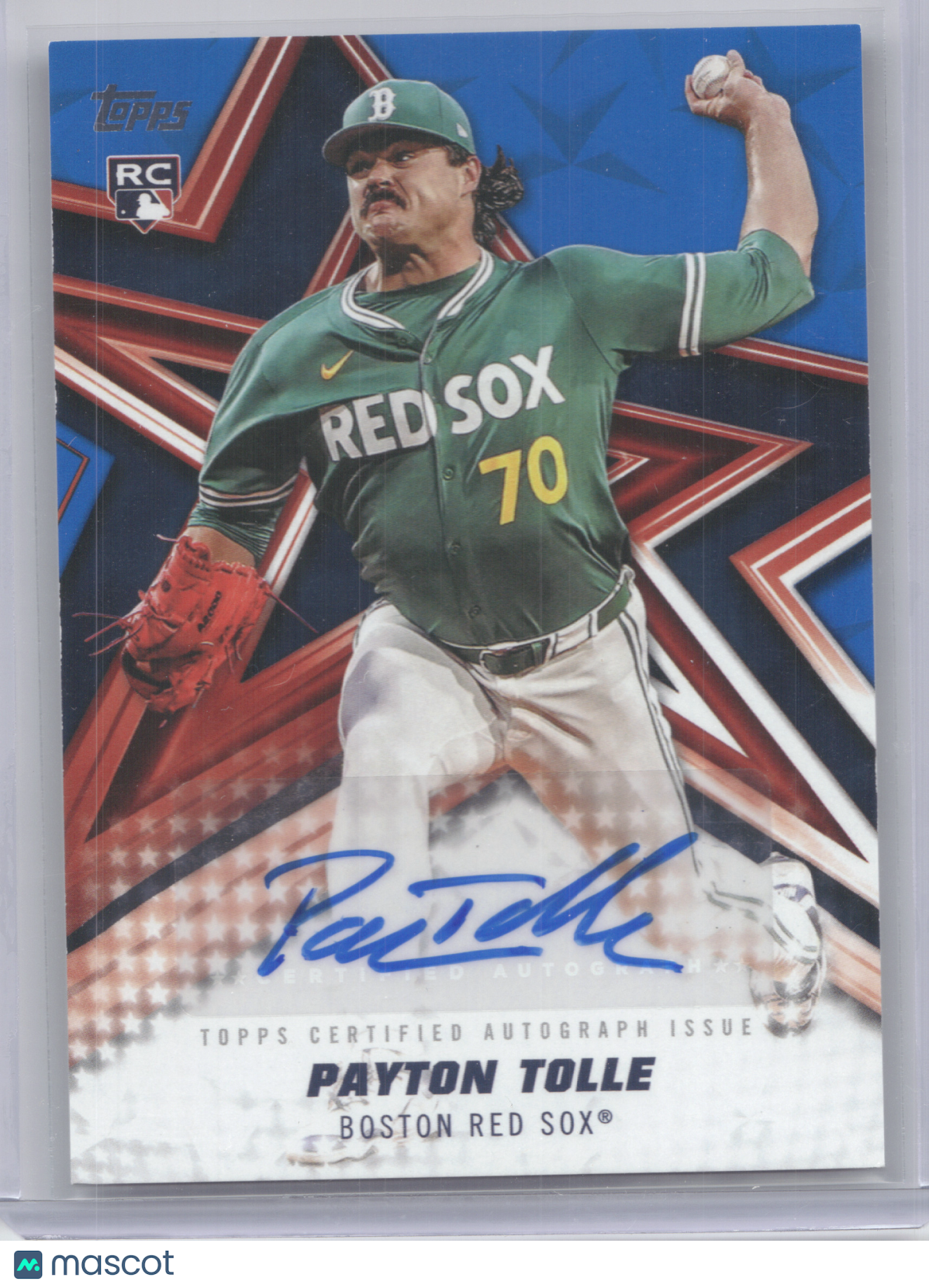 2026 Topps Baseball Stars Autograph Payton Tolle #BSA-PT Blue RC 135/150