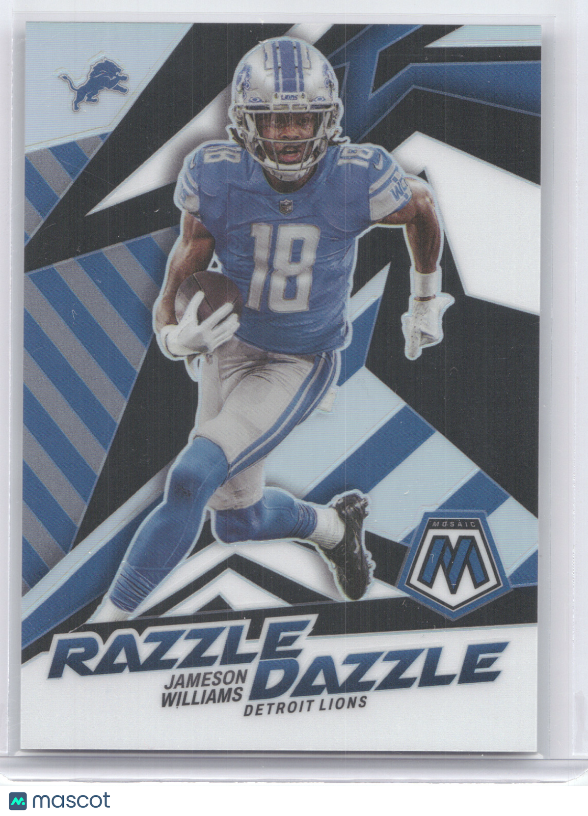 2022 Panini Mosaic Prizm Jameson Williams #RD-28 Razzle Dazzle