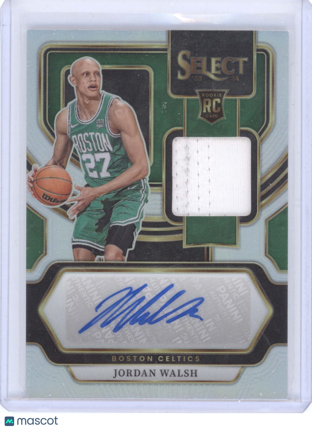 2023 Panini Select Prizm Jordan Walsh #WAL Rookie Patch Autograph RC Memorabilia