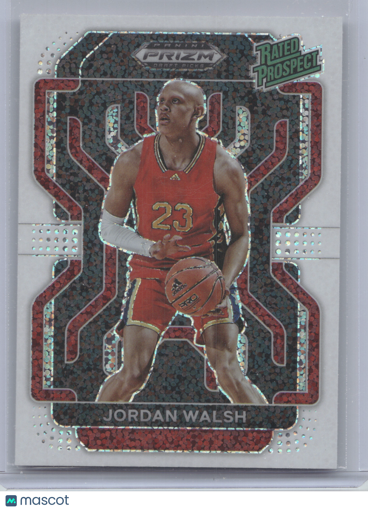 2022 Panini Prizm Draft Picks Jordan Walsh #RP-JOW White Sparkle