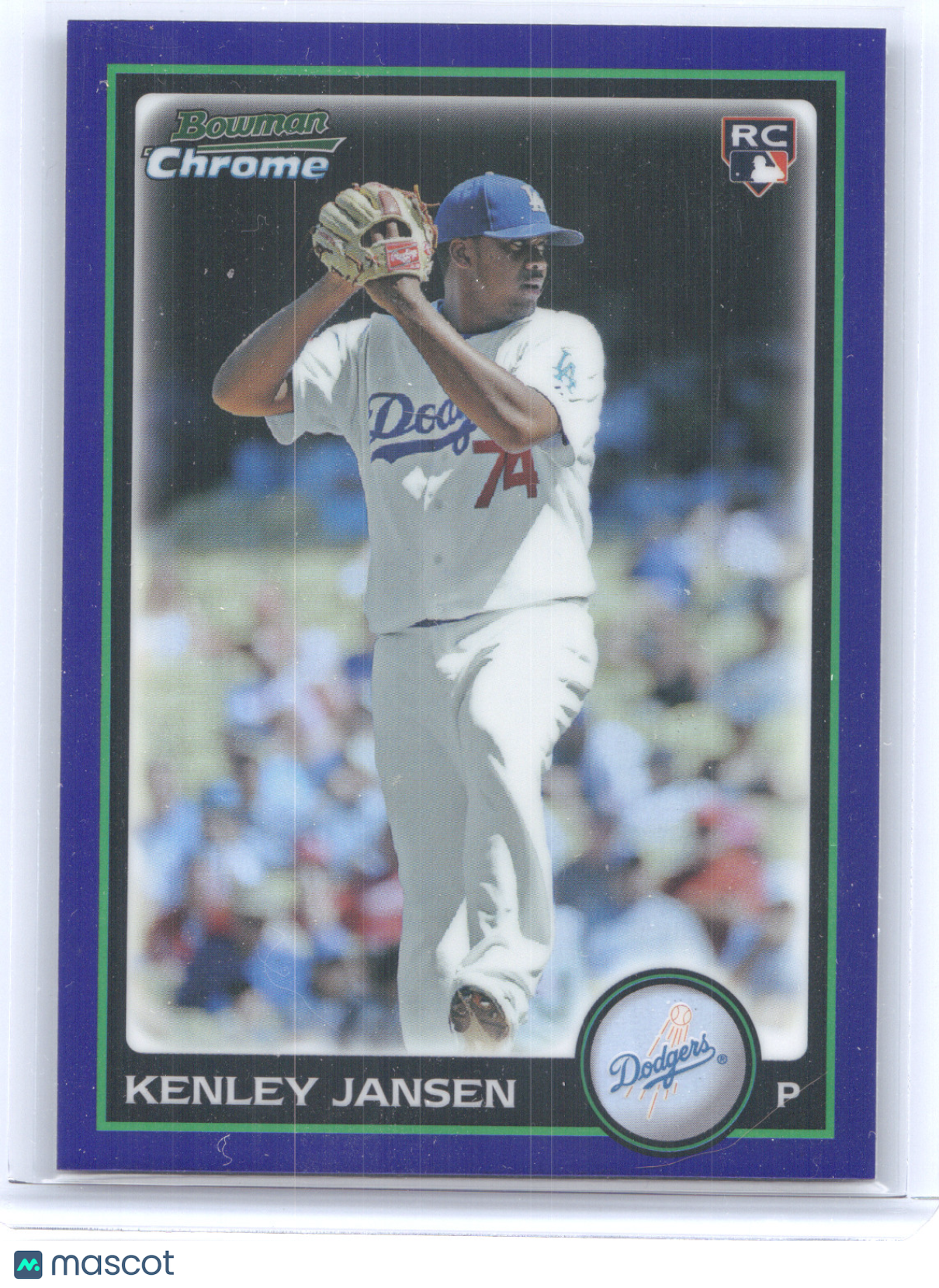 2010 Bowman Chrome Kenley Jansen #BDP78 Purple Refractor RC