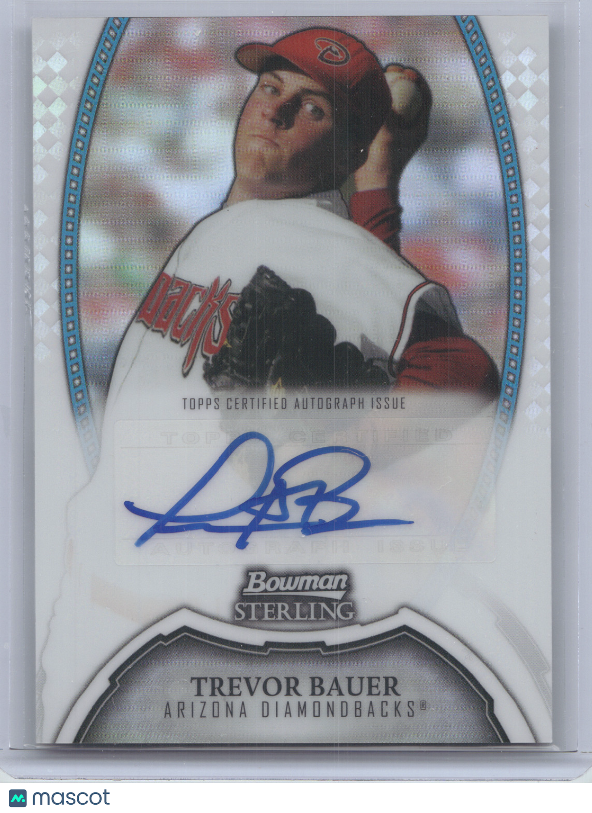 2011 Bowman Sterling Autograph Trevor Bauer #BSP-TB 102/199