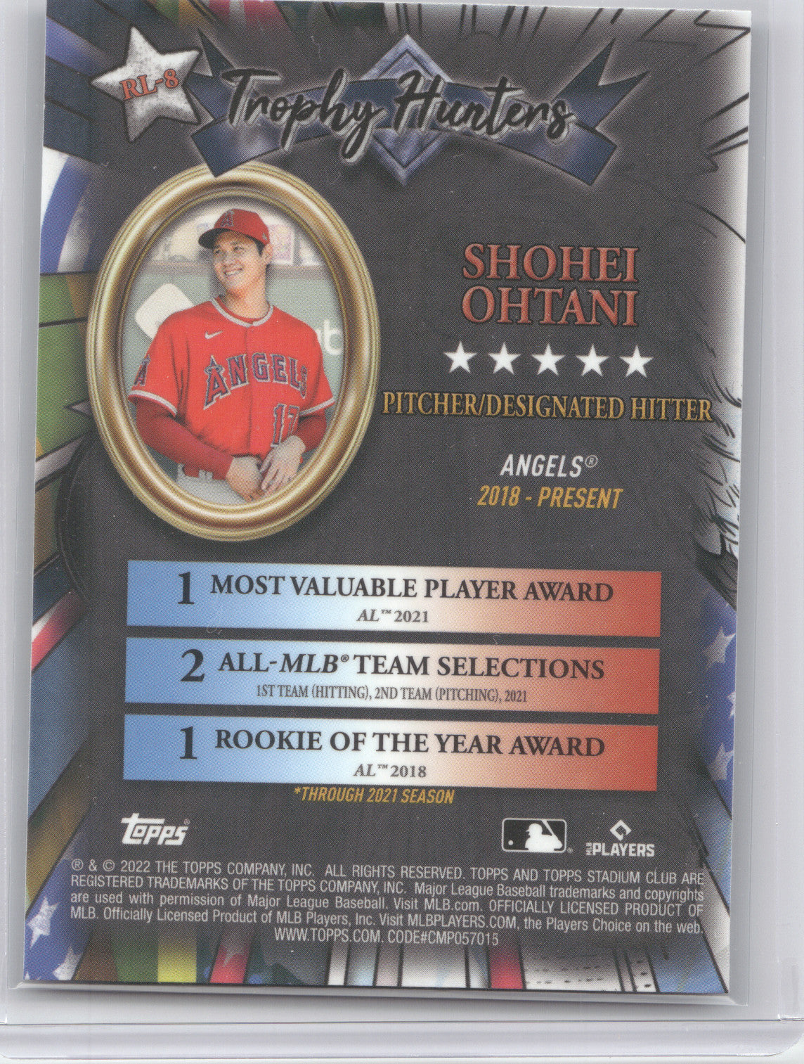 2022 Topps Stadium Club Trophy Hunters Shohei Ohtani #TH-8