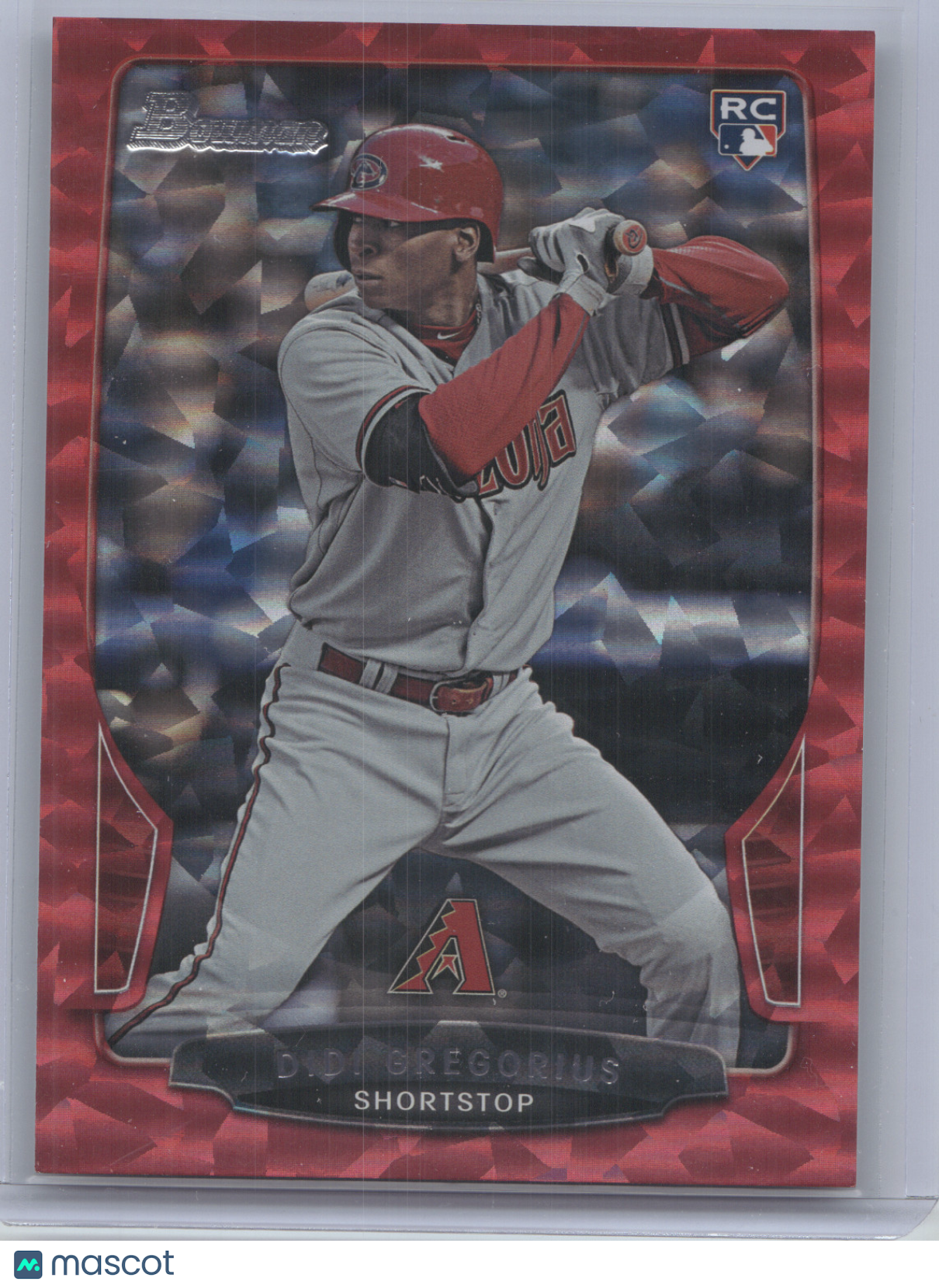 2013 Bowman Platinum Didi Gregorius #19 Red Ice 04/25 RC