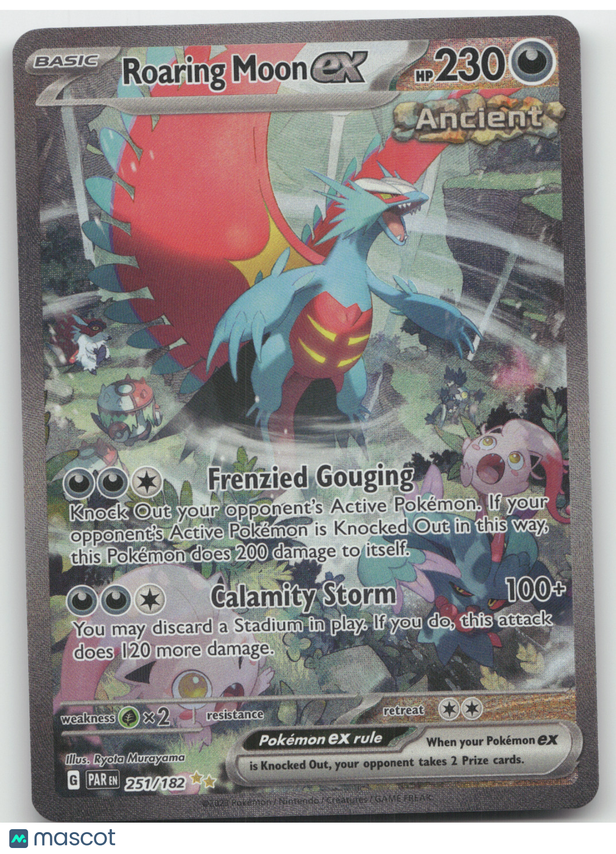 2023 Paradox Rift Roaring Moon ex Secret Rare #251/182