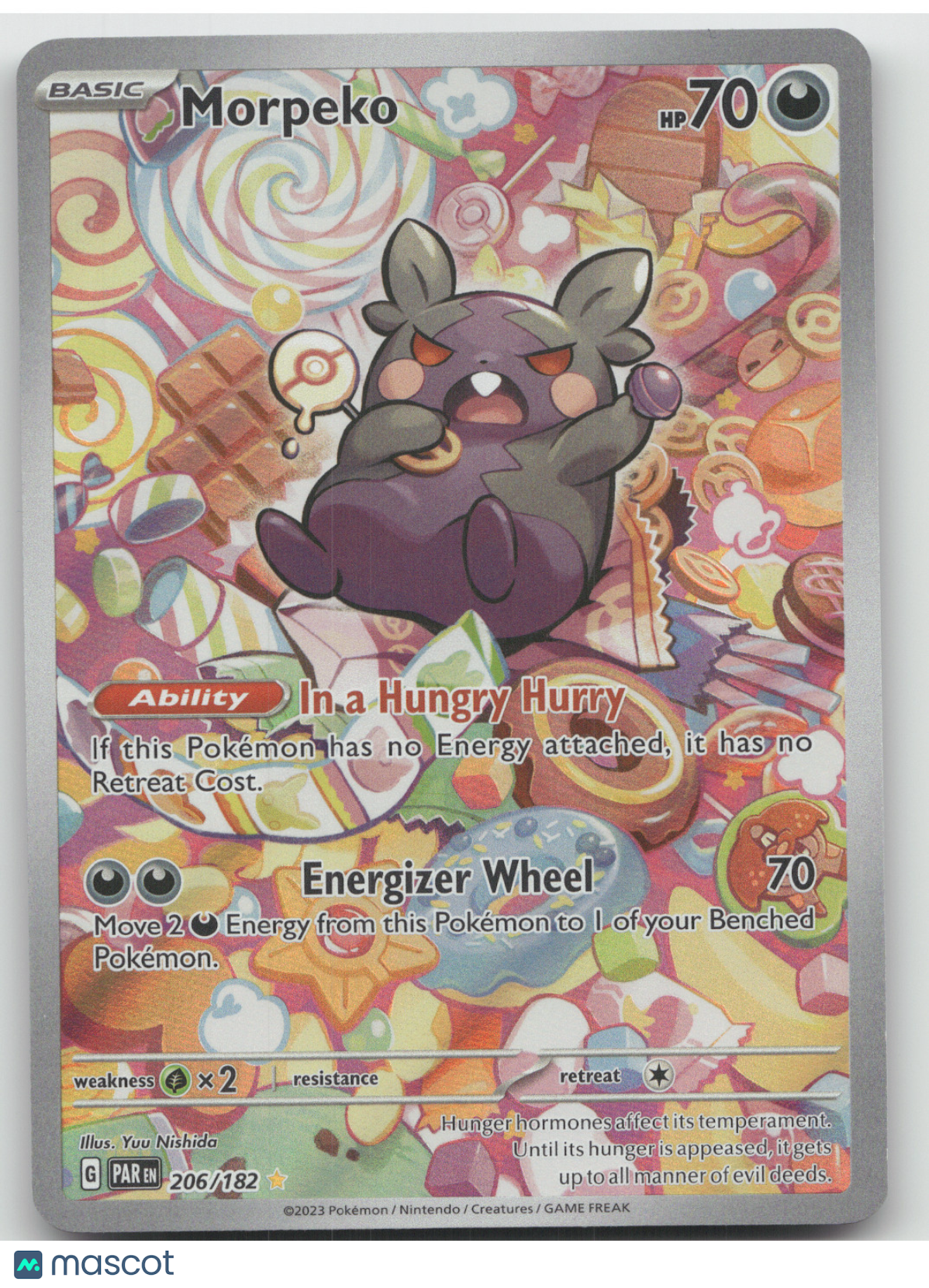 2023 Paradox Rift Morpeko Secret Rare #206/182