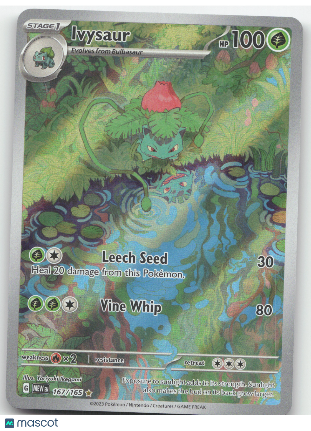 2023 Scarlet & Violet 151 Ivysaur Secret Rare #167/165