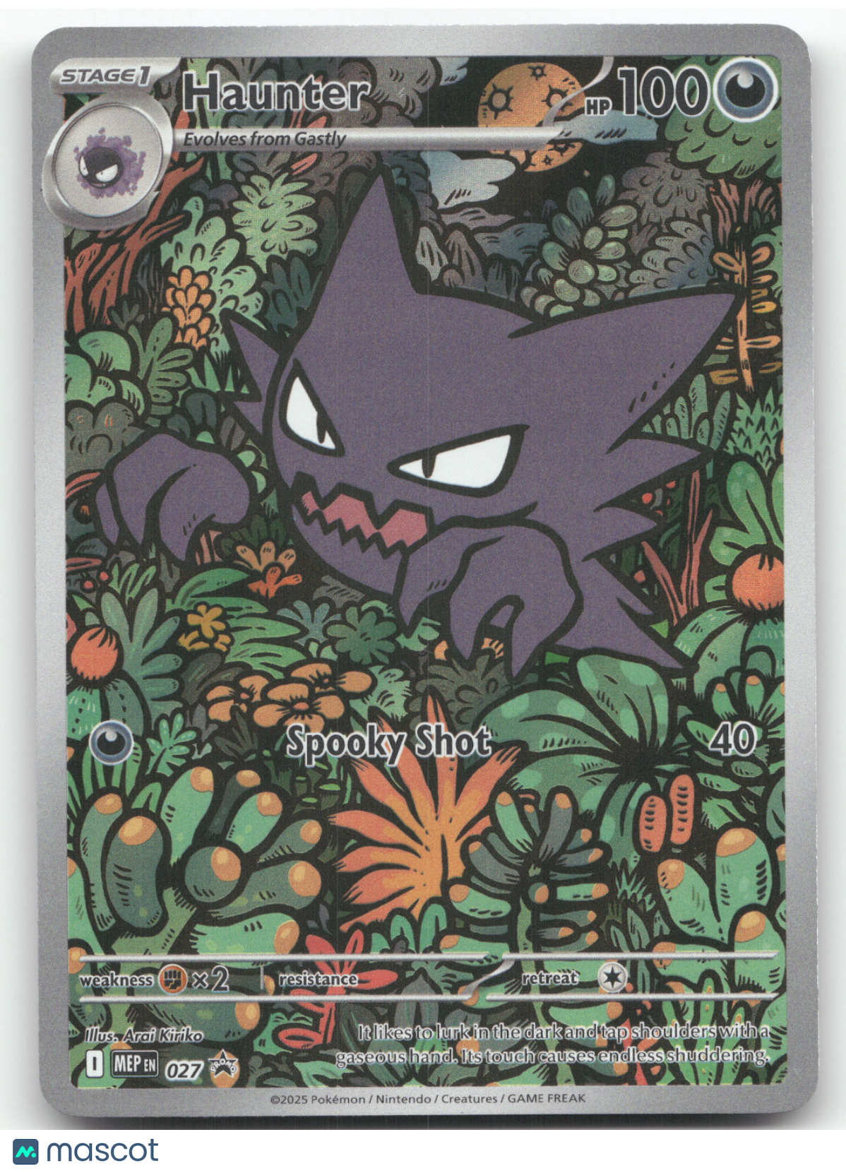 2025 Mega Evolution Haunter Black Star Promo #027