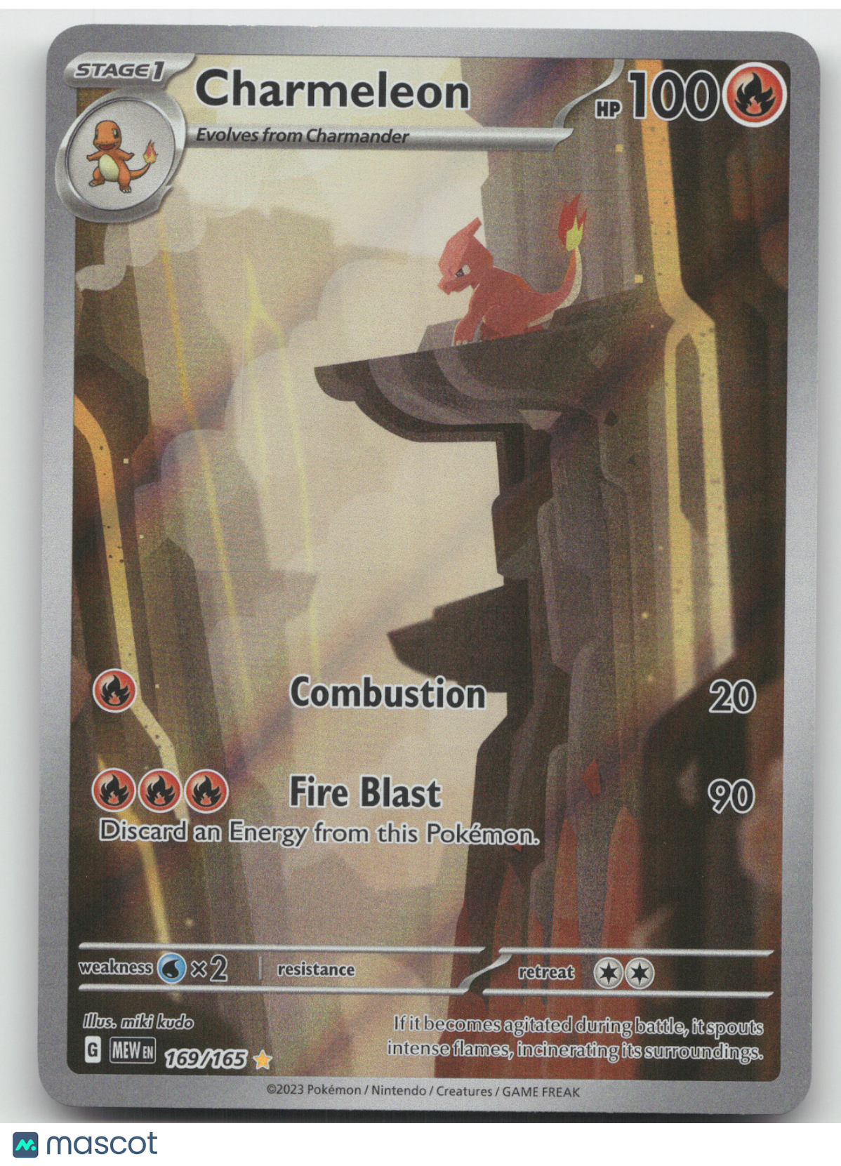 2023 Scarlet & Violet 151 Charmeleon Secret Rare #169/165