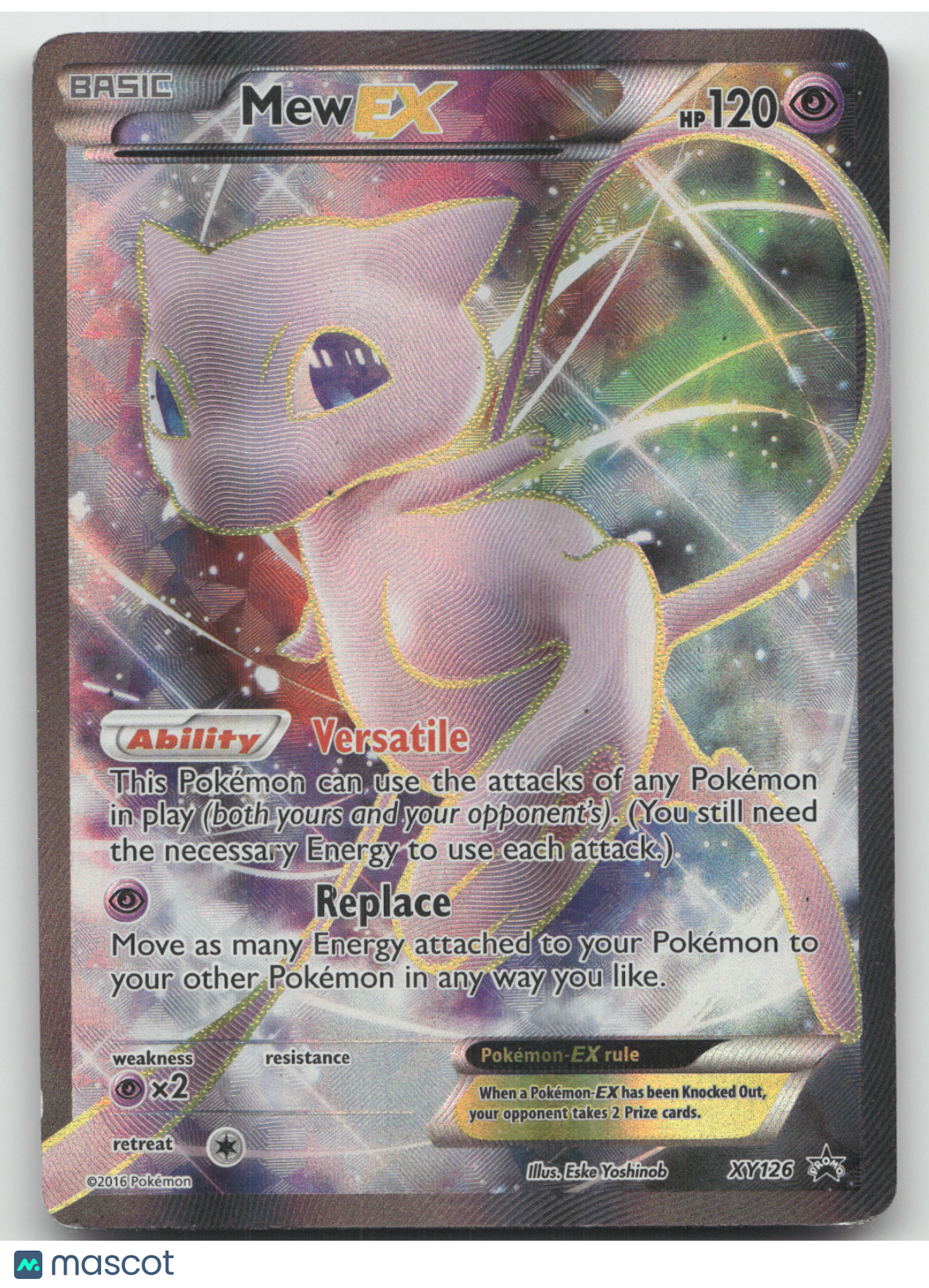 2016 XY Promos Mew EX Black Star Promo #XY126