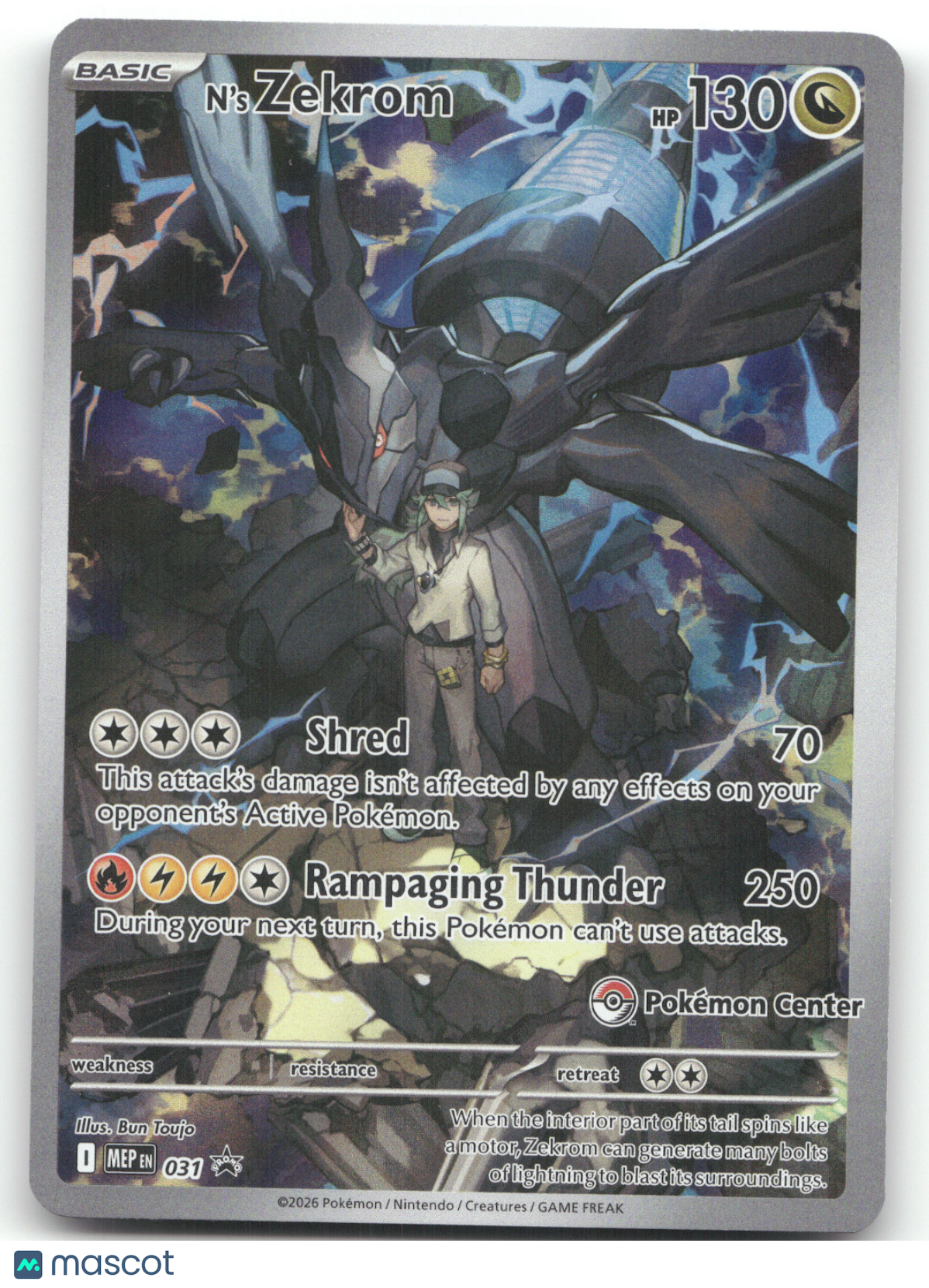 2026 Mega Evolution – Ascended Heroes N'S Zekrom Black Star Promo #031