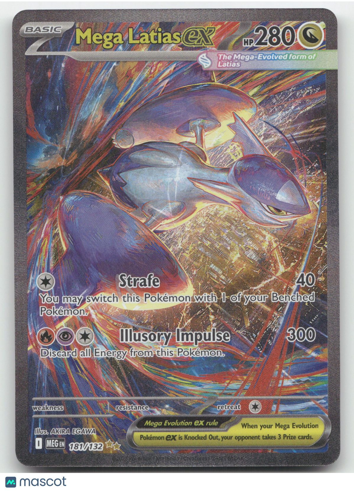 2025 Mega Evolution Mega Latias ex Secret Rare #181/132