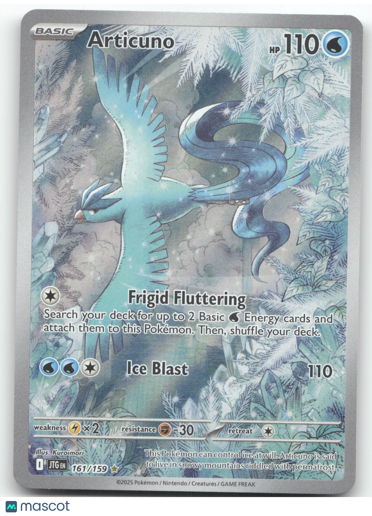 2025 Journey Together Articuno Secret Rare #161/159