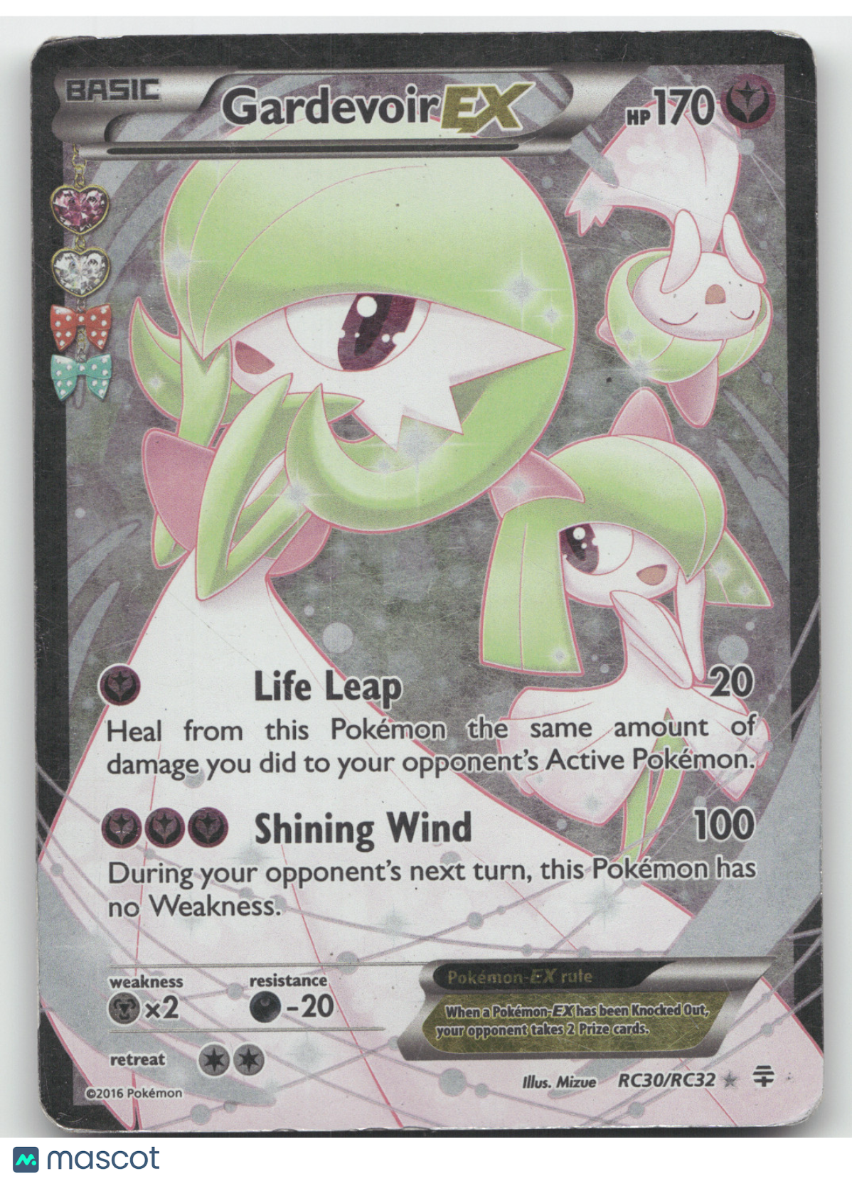 2016 Generations Gardevoir EX Holo Rare #RC30/RC32