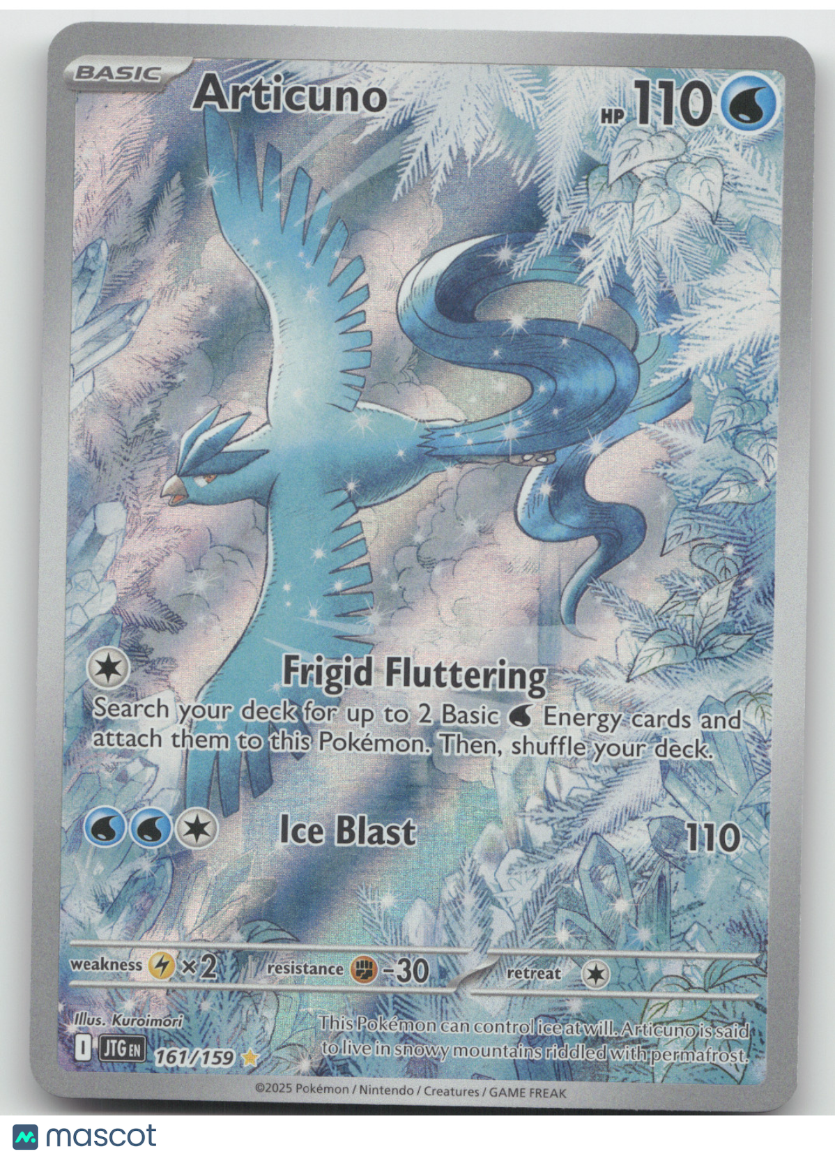 2025 Journey Together Articuno Secret Rare #161/159