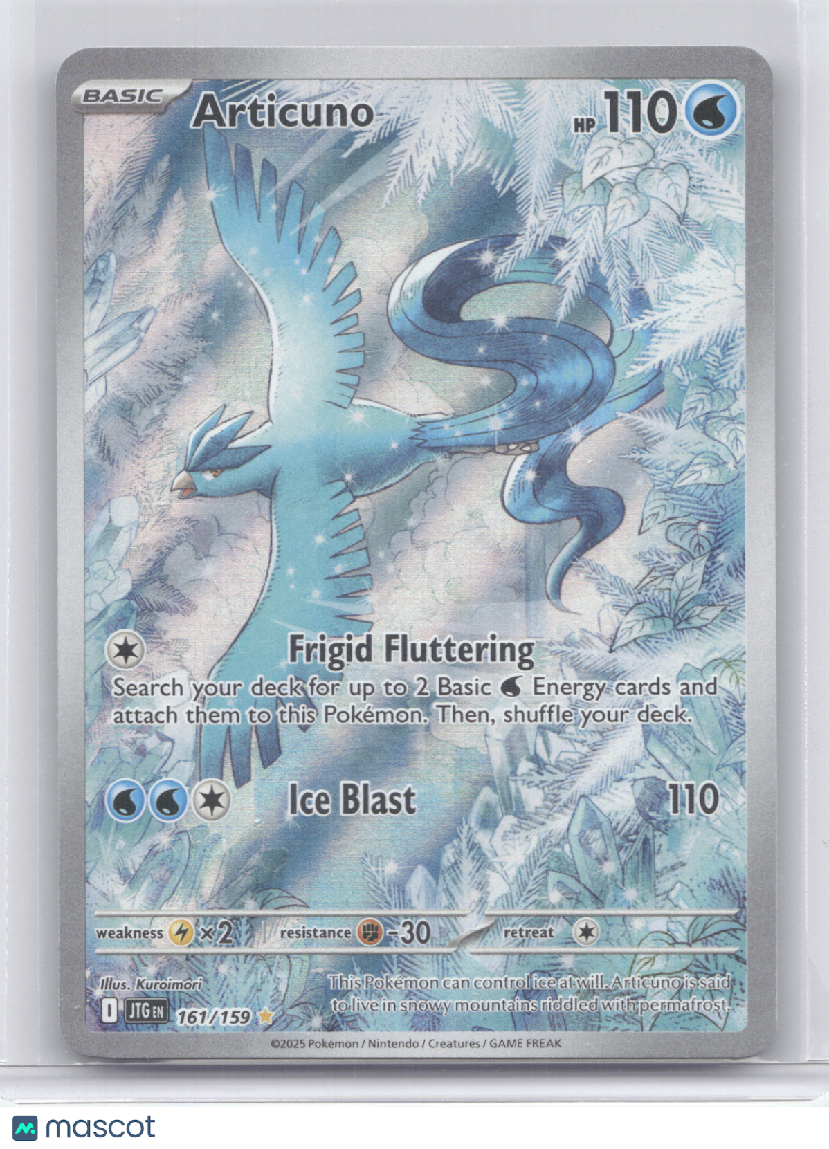 2025 Journey Together Articuno Secret Rare #161/159