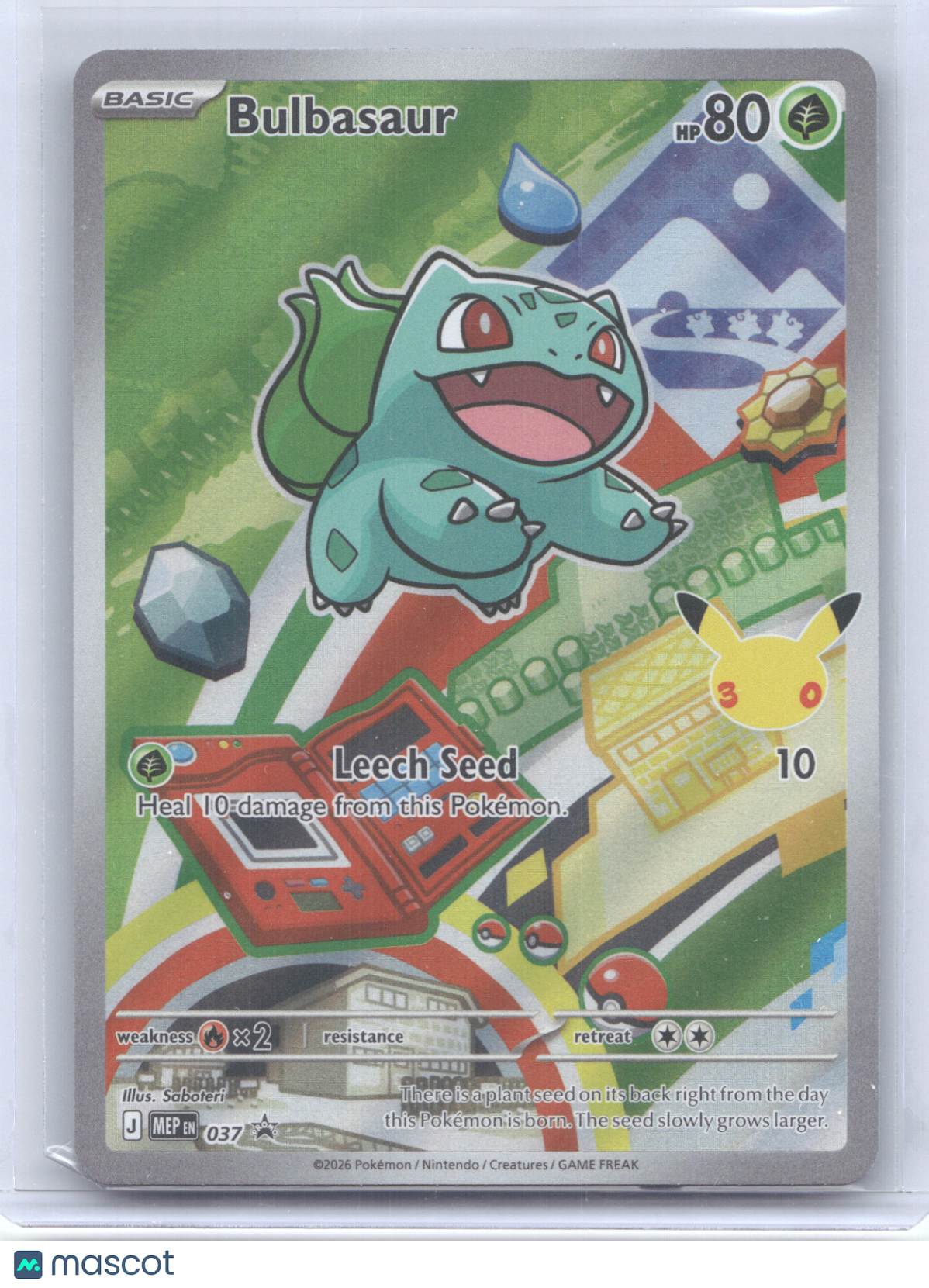 2026 Mega Evolution – Ascended Heroes Bulbasaur Black Star Promo #037