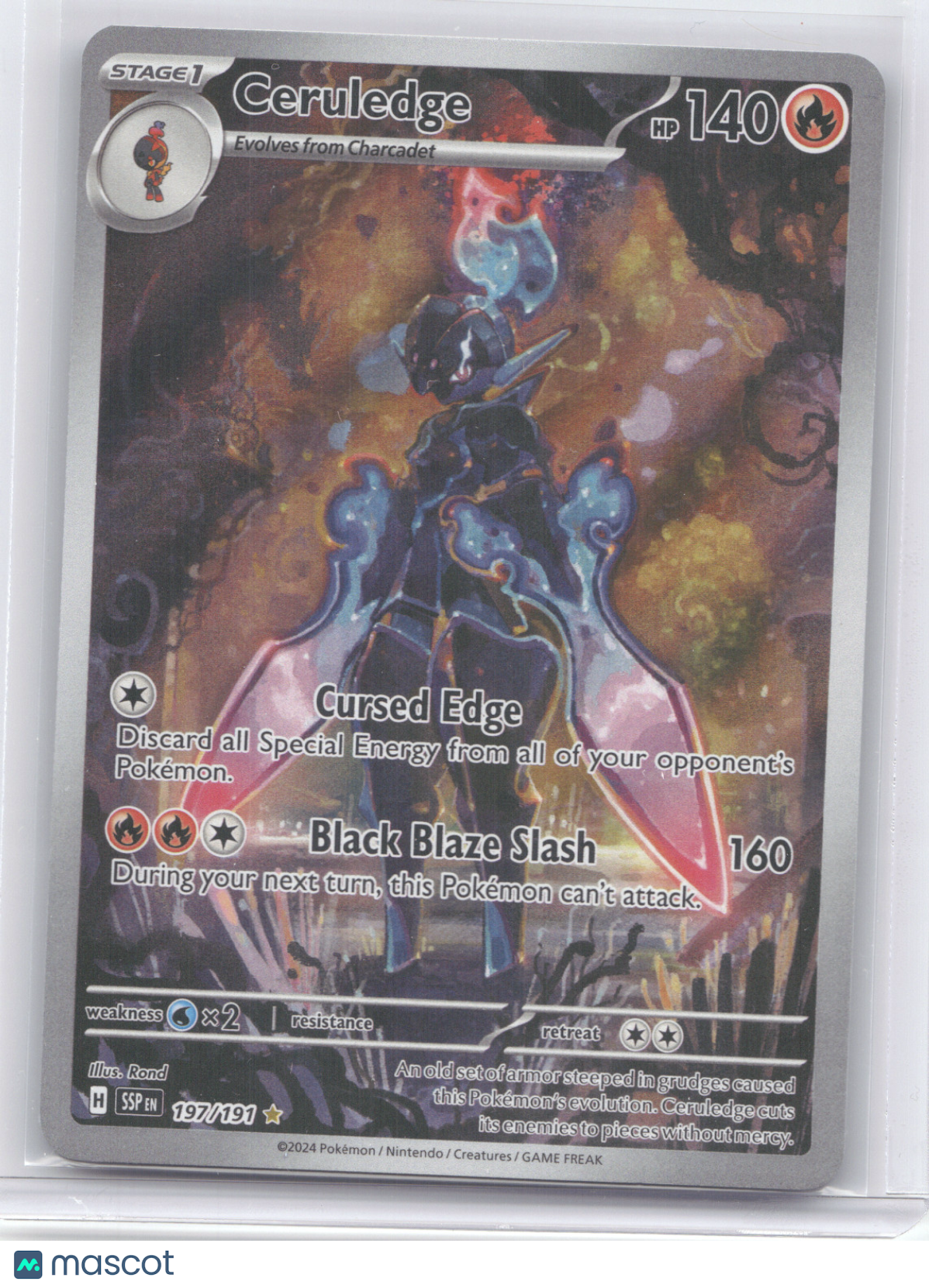 2024 Surging Sparks Ceruledge Secret Rare #197/191