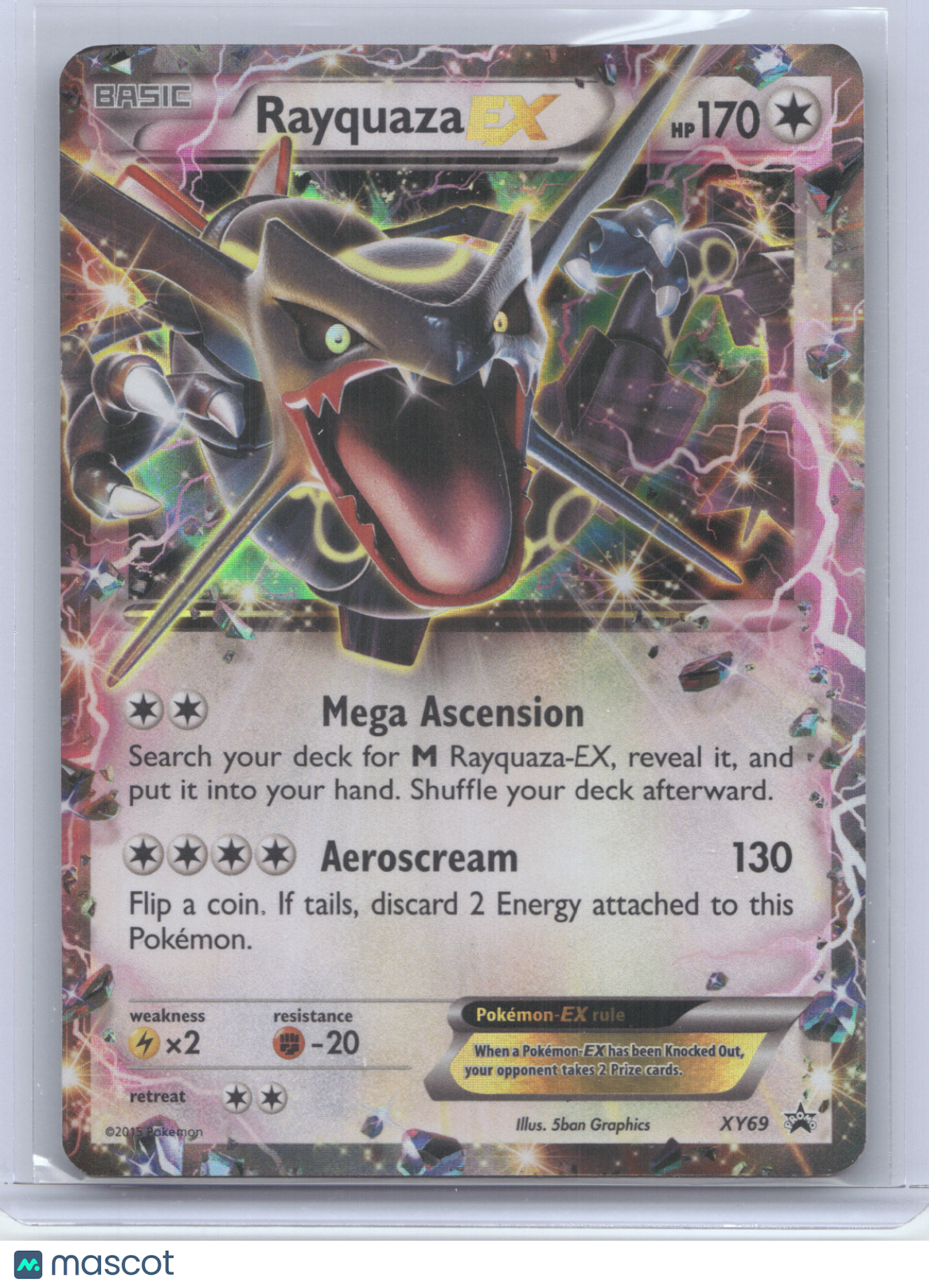 2015 XY Rayquaza EX Black Star Promo #XY69