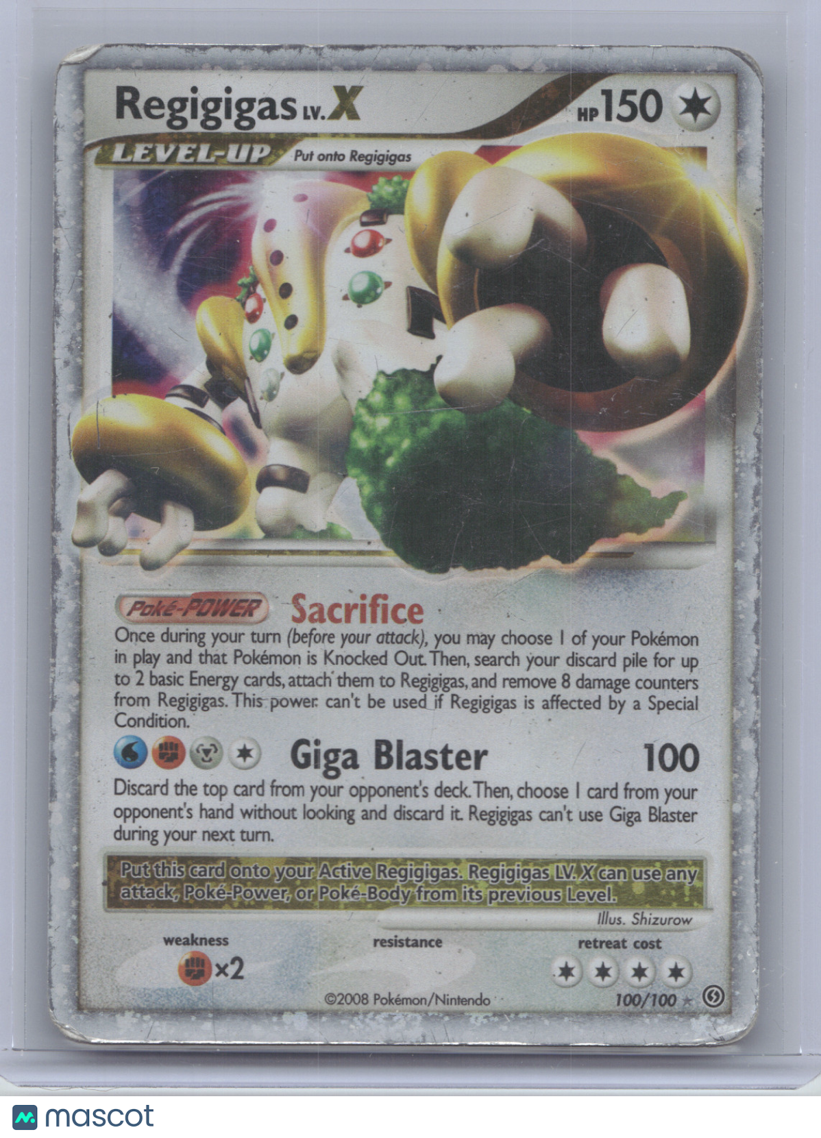 2013 Stormfront Regigigas LV.X Holo Rare #100/100