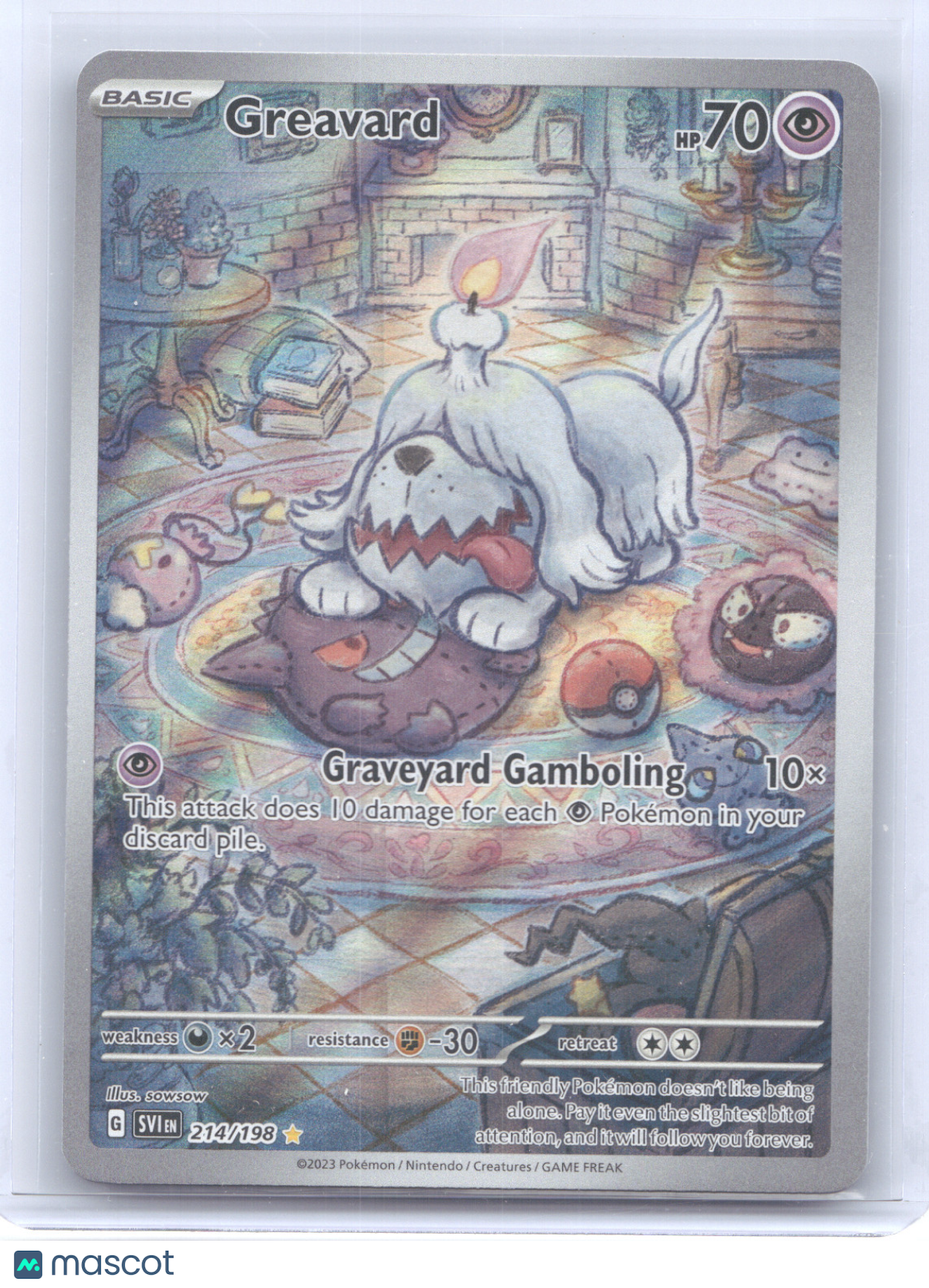 2023 Scarlet & Violet Greavard Secret Rare #214/198