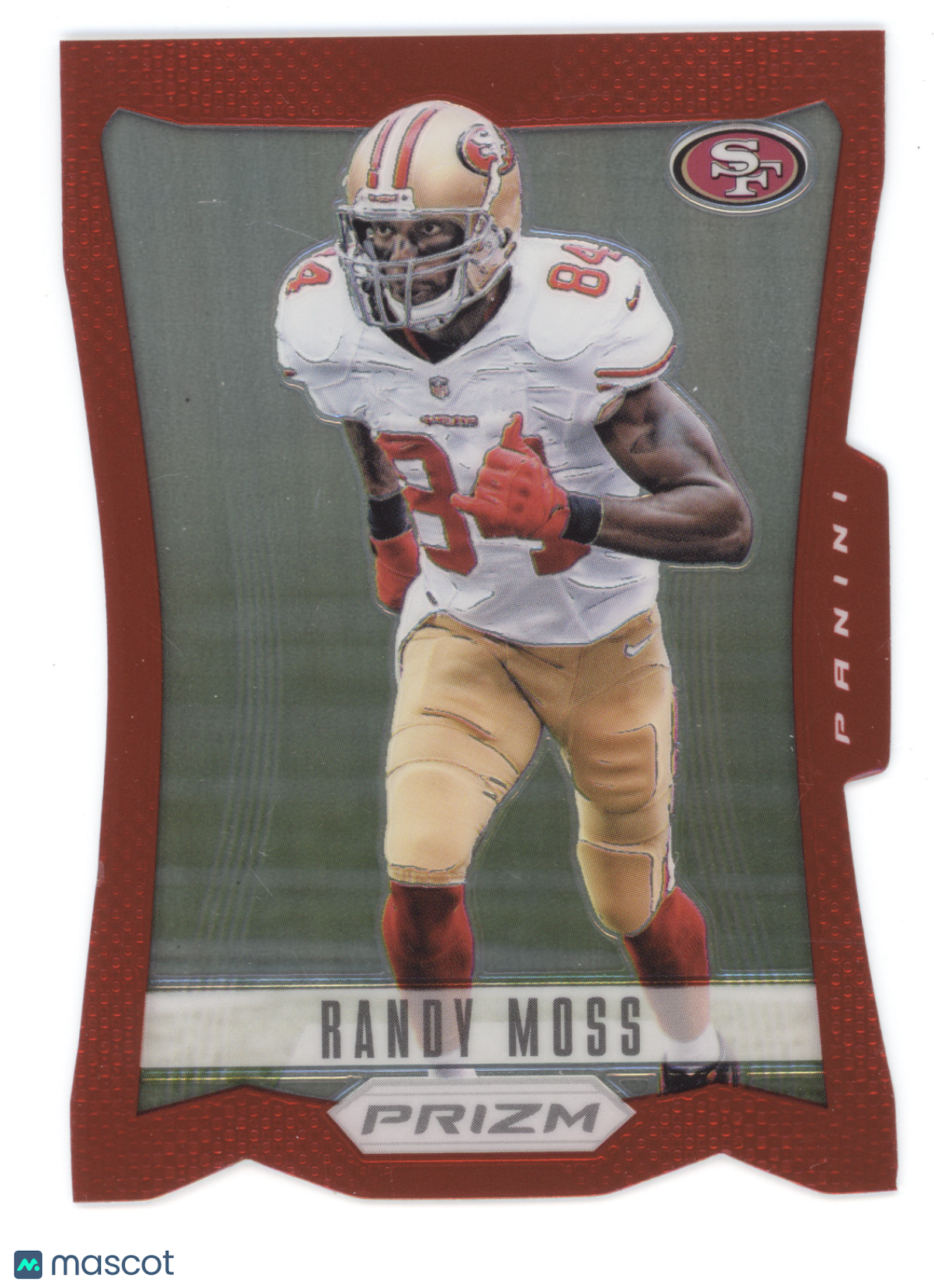 2012 Panini Prizm Randy Moss #168 Red Die-Cut