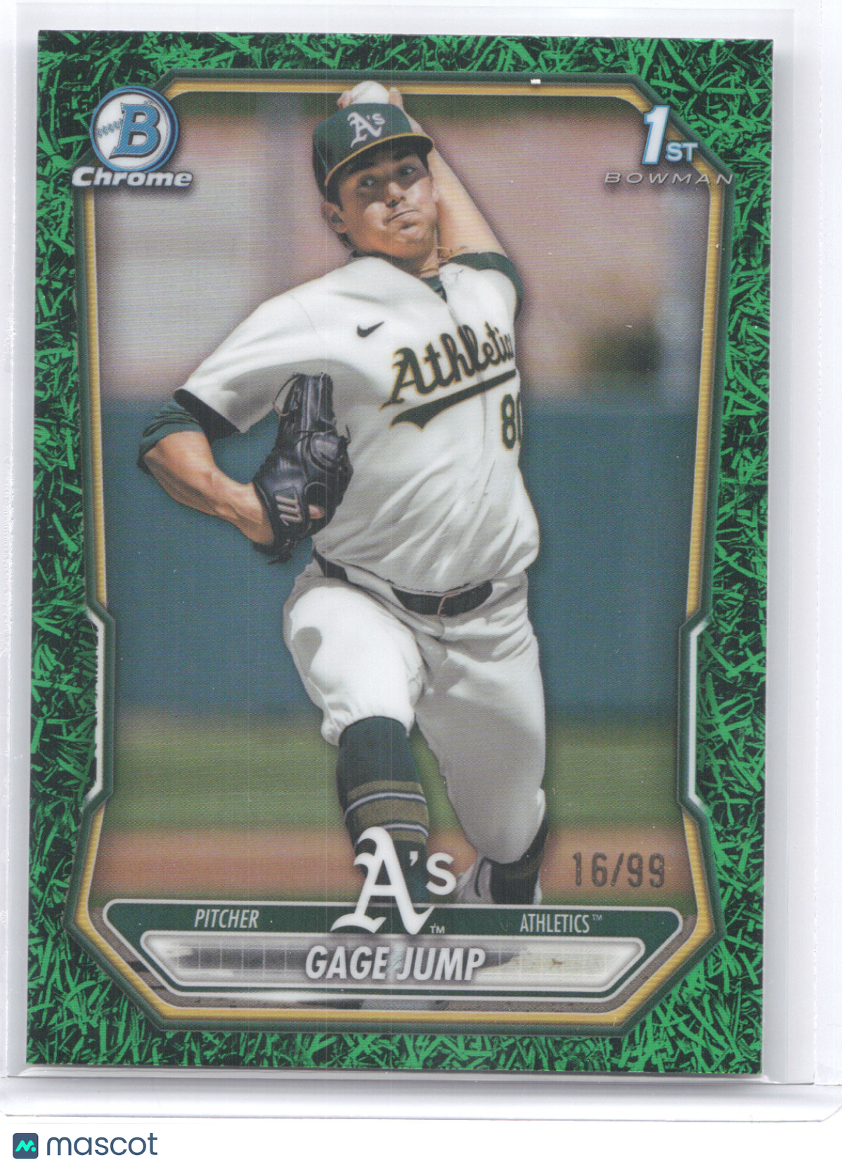 2026 Bowman Chrome Prospect Gage Jump #BCP-15 Green Grass Refractor 16/99