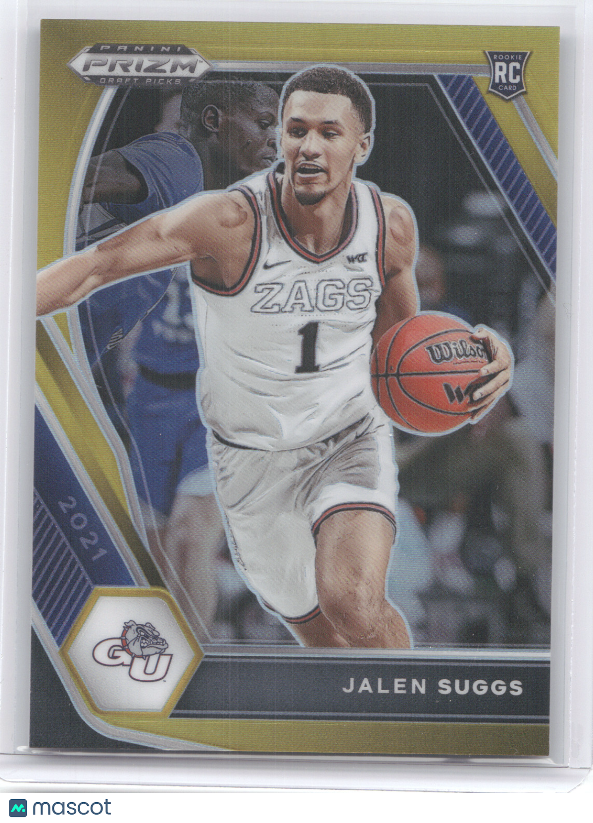 2021 Panini Prizm Draft Picks Jalen Suggs #3 Gold RC 04/10