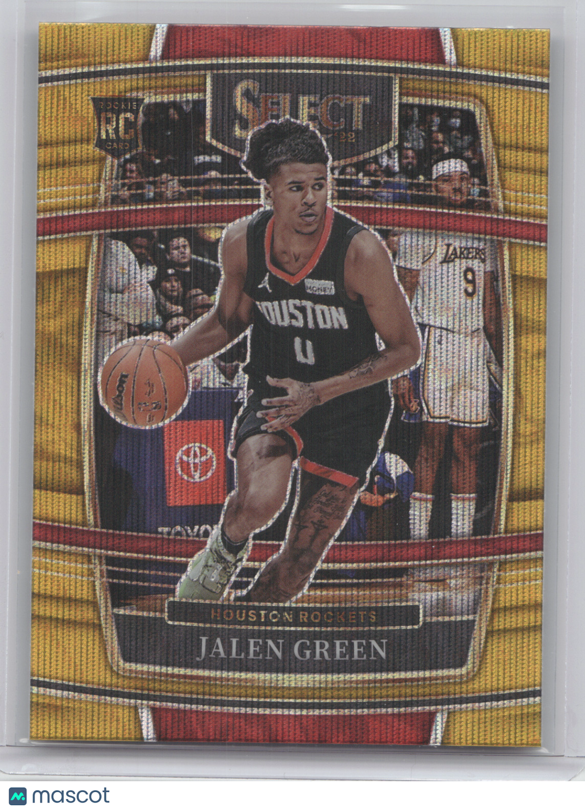 2021 Panini Select Jalen Green #7 Gold Wave RC