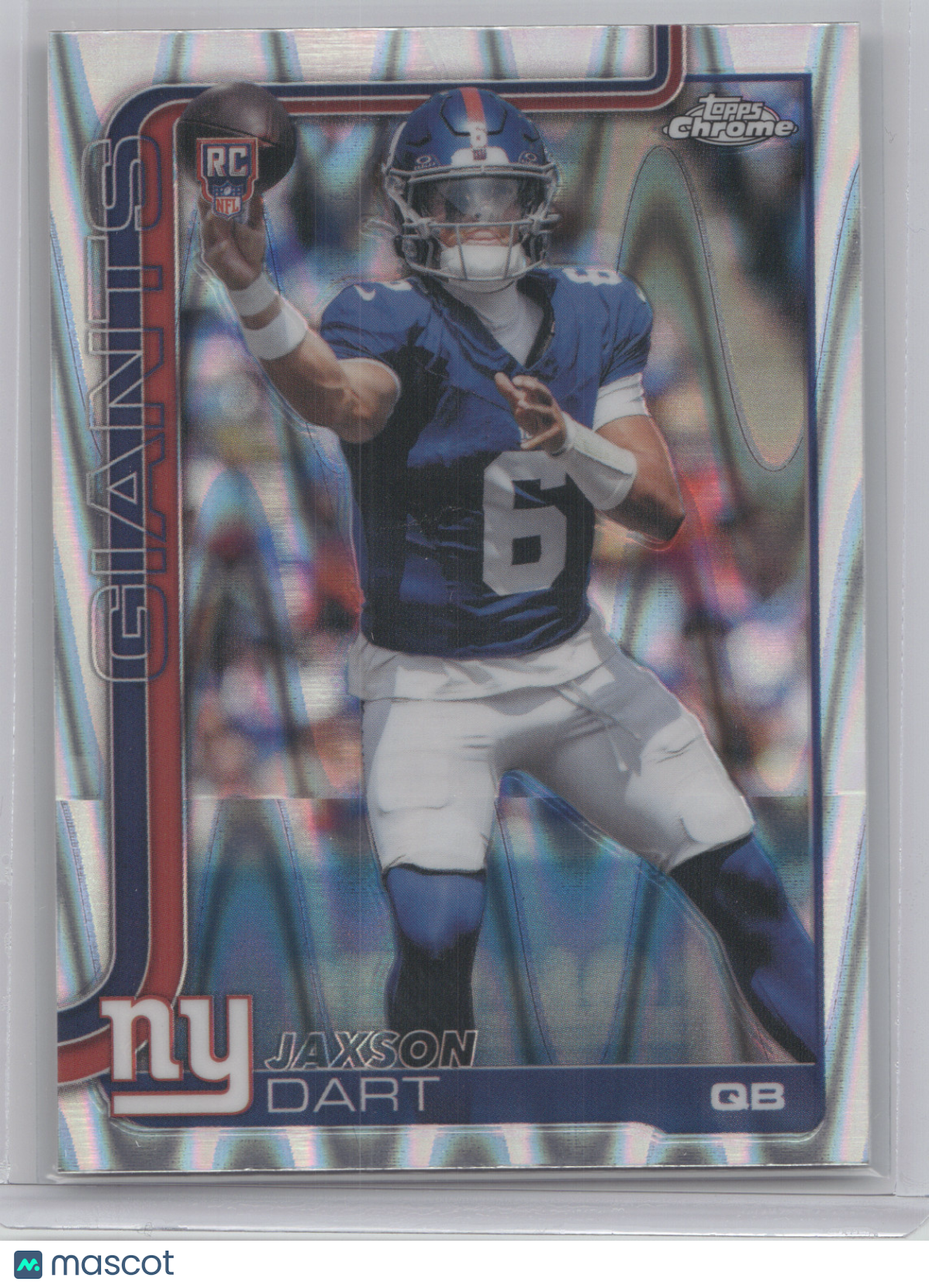 2025 Topps Chrome Jaxson Dart #306 RayWave RC