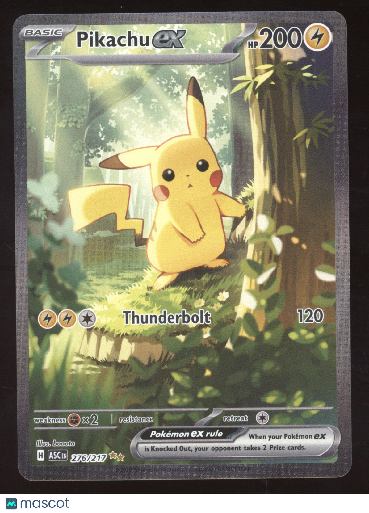 2026 Mega Evolution Ascended Heroes Pikachu ex Secret Rare #276/217