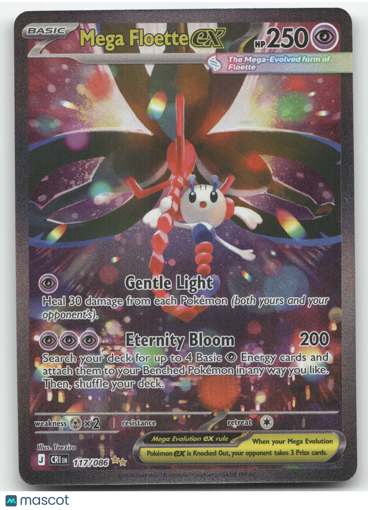2026 S&V Chaos Rising Mega Floette ex Secret Rare #117/86