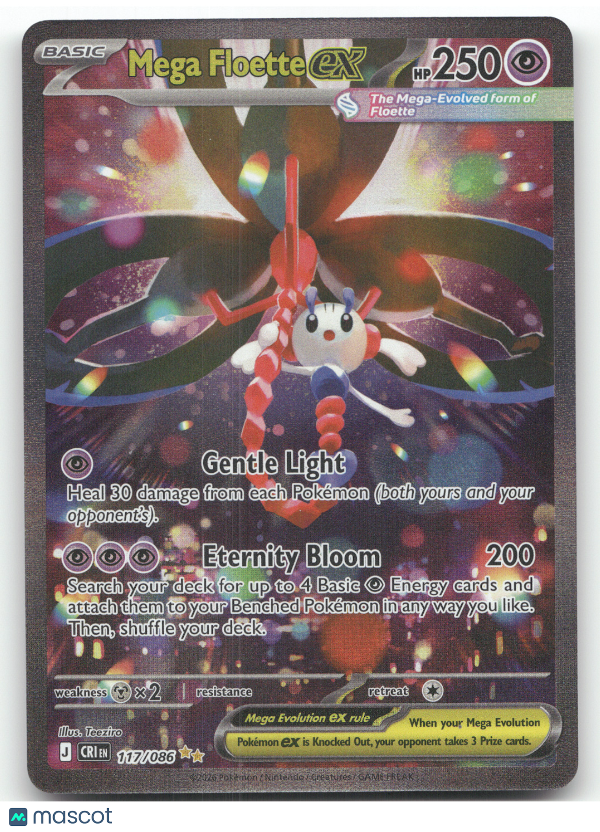 2026 S&V Chaos Rising Mega Floette ex Secret Rare #117/86